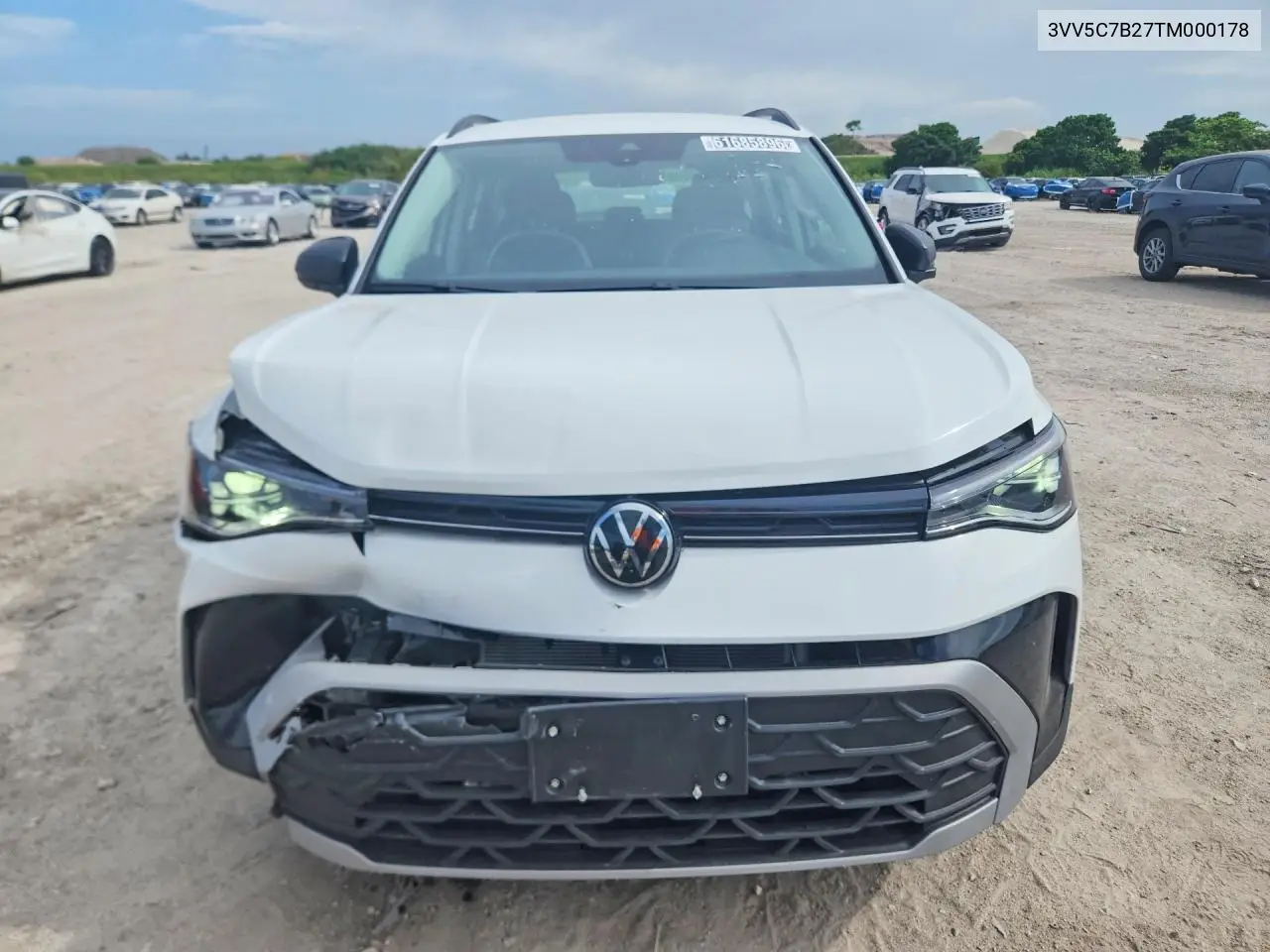 2026 Volkswagen Taos S VIN: 3VV5C7B27TM000178 Lot: 61685896