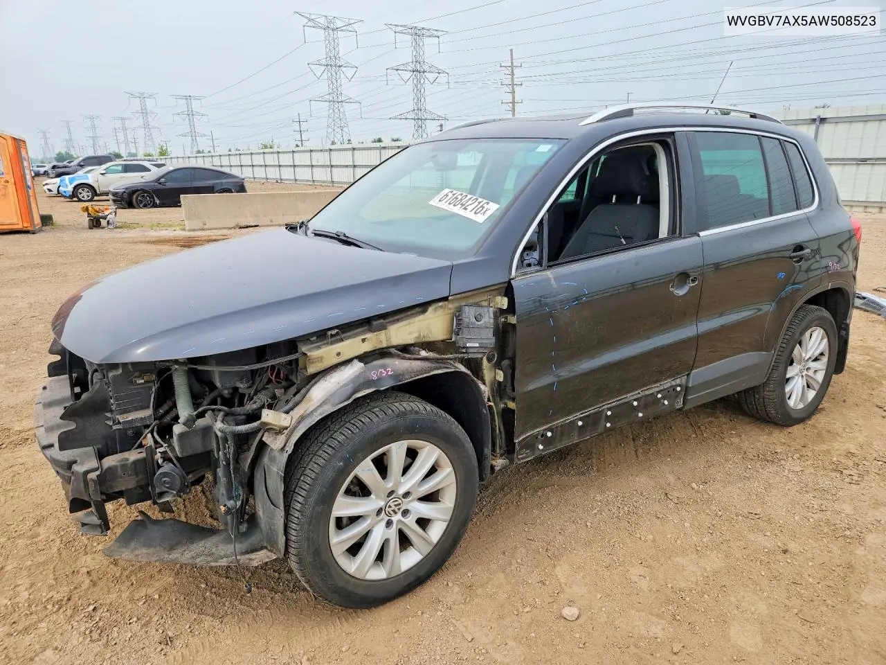 2010 Volkswagen Tiguan Se VIN: WVGBV7AX5AW508523 Lot: 61684216