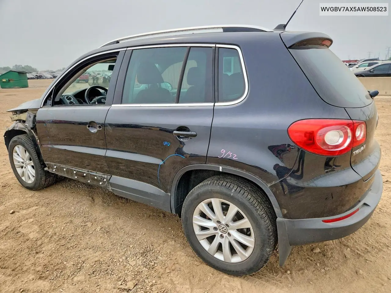 2010 Volkswagen Tiguan Se VIN: WVGBV7AX5AW508523 Lot: 61684216