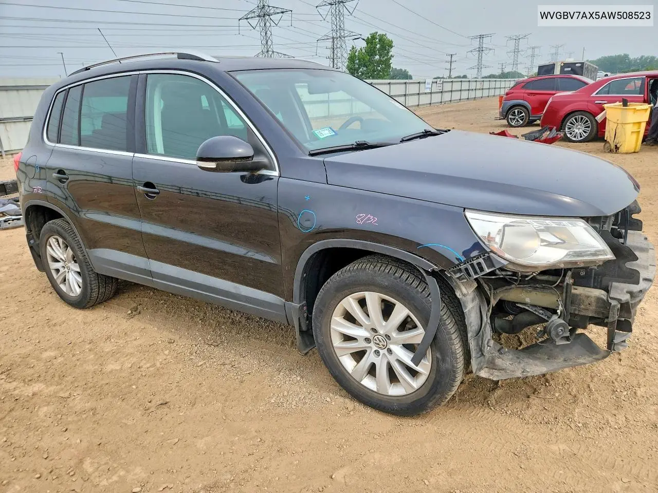 2010 Volkswagen Tiguan Se VIN: WVGBV7AX5AW508523 Lot: 61684216