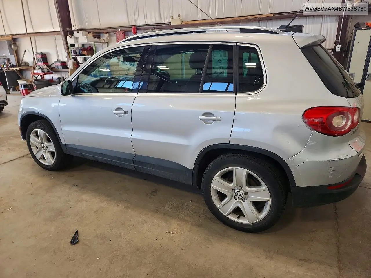 2011 Volkswagen Tiguan S VIN: WVGBV7AX4BW538730 Lot: 61229996