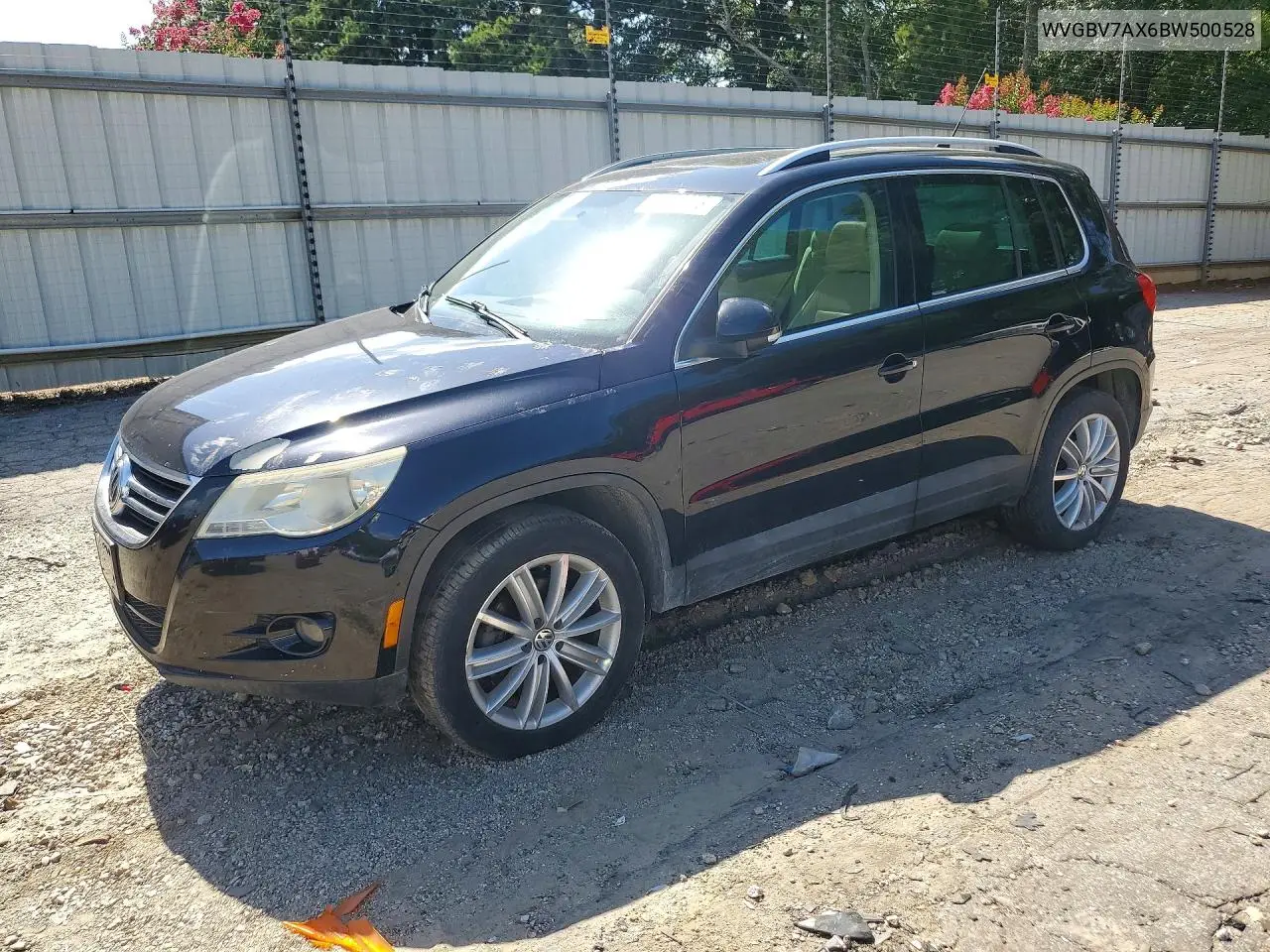 2011 Volkswagen Tiguan S VIN: WVGBV7AX6BW500528 Lot: 61573856
