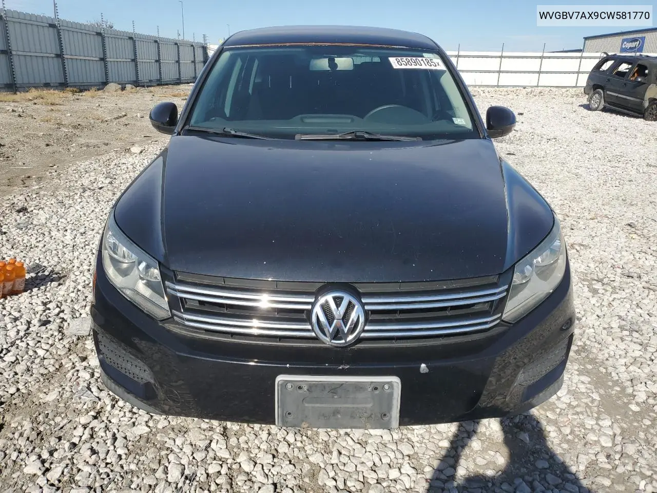 WVGBV7AX9CW581770 2012 Volkswagen Tiguan S