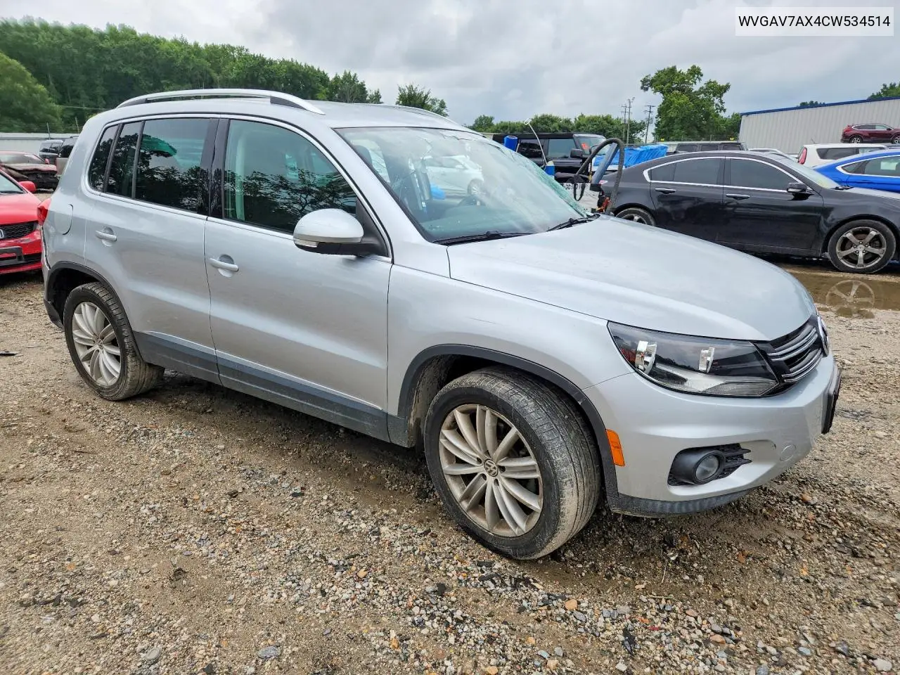 2012 Volkswagen Tiguan S VIN: WVGAV7AX4CW534514 Lot: 59731556
