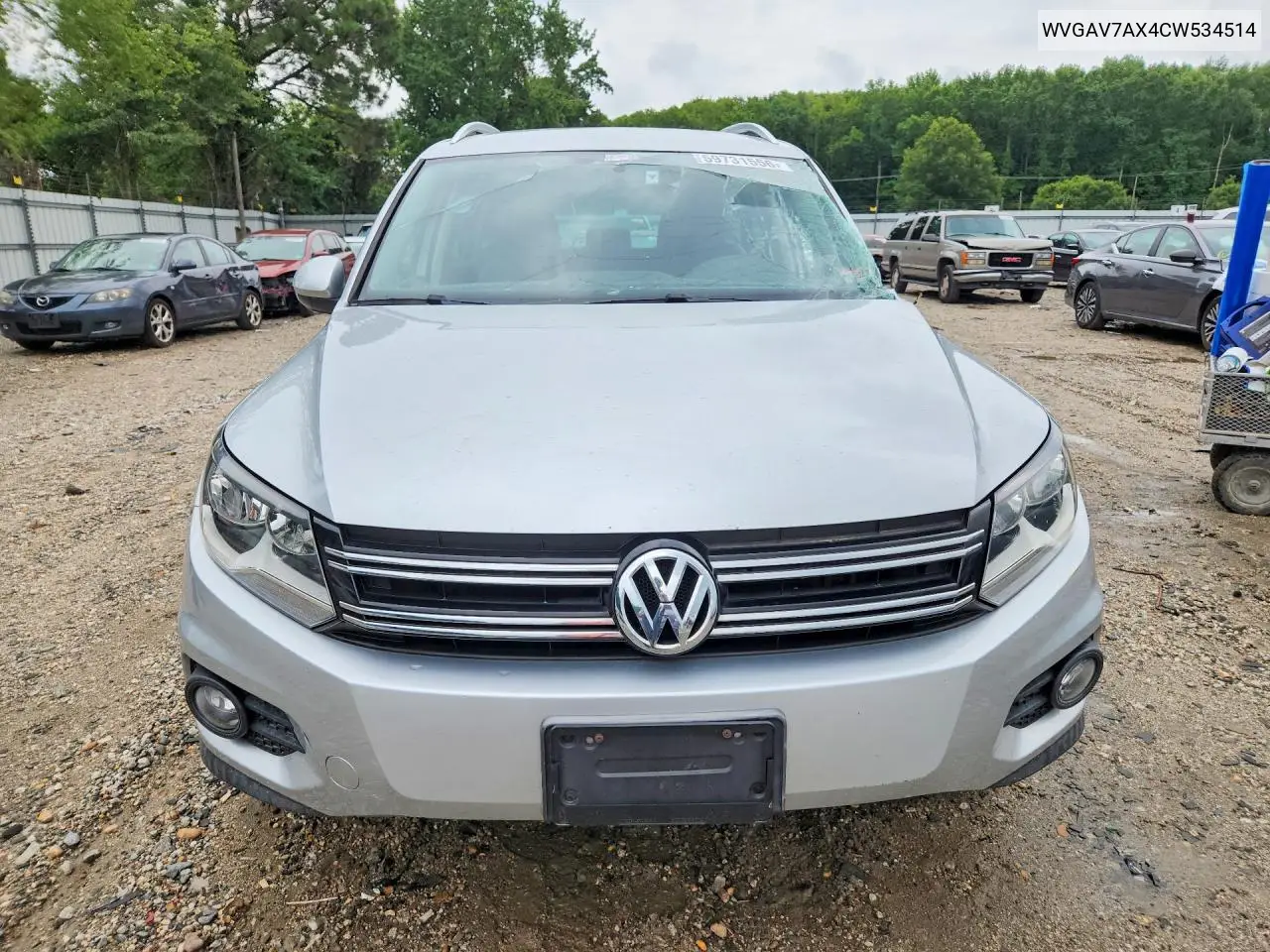 2012 Volkswagen Tiguan S VIN: WVGAV7AX4CW534514 Lot: 59731556