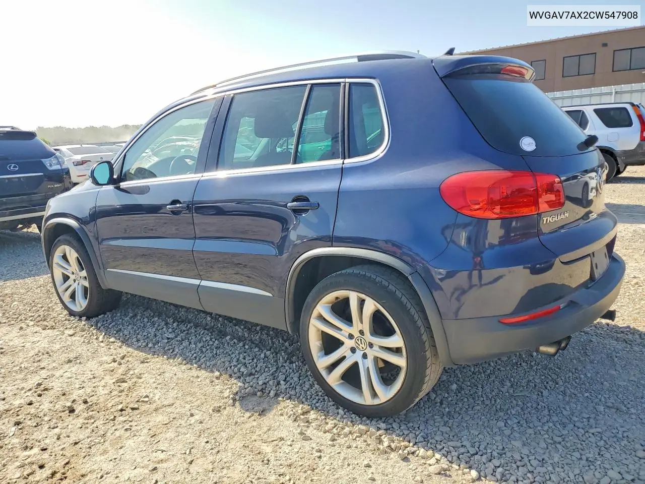 2012 Volkswagen Tiguan S VIN: WVGAV7AX2CW547908 Lot: 61733346