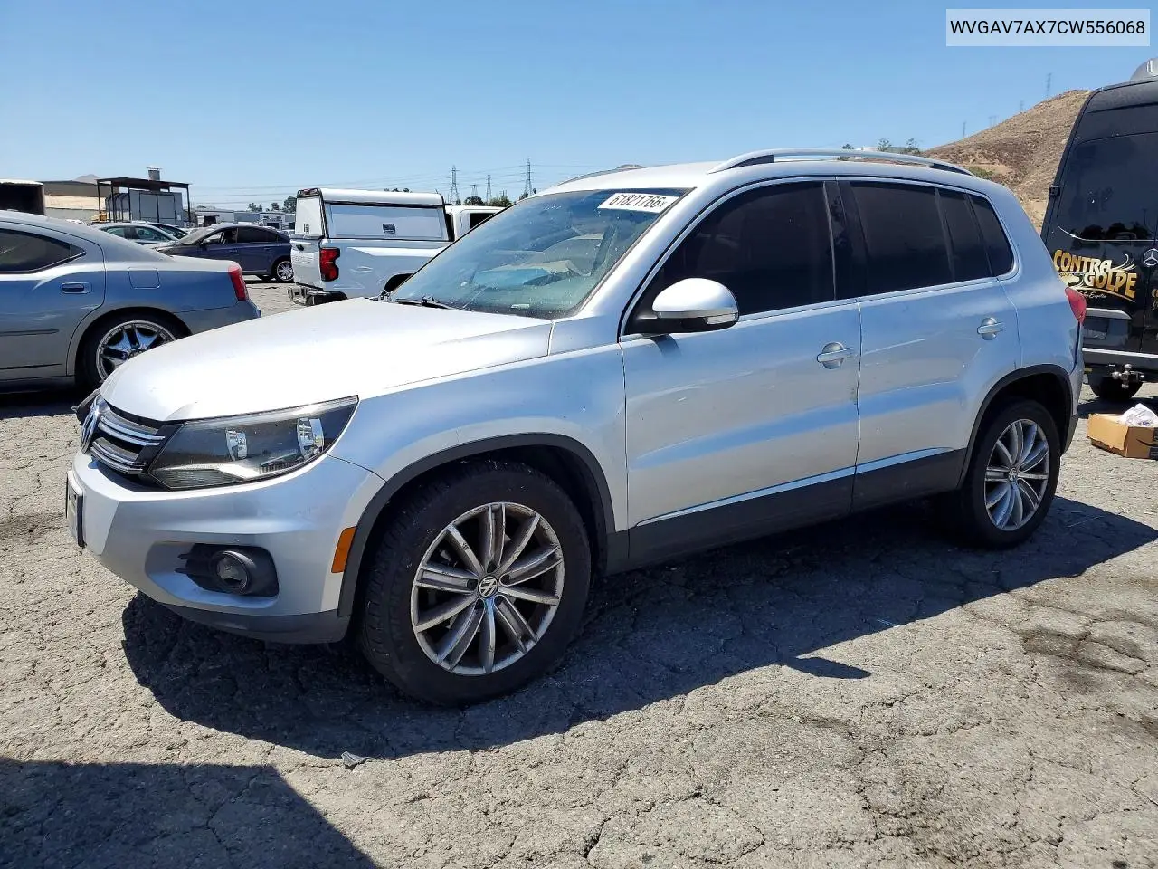 2012 Volkswagen Tiguan S VIN: WVGAV7AX7CW556068 Lot: 61821766