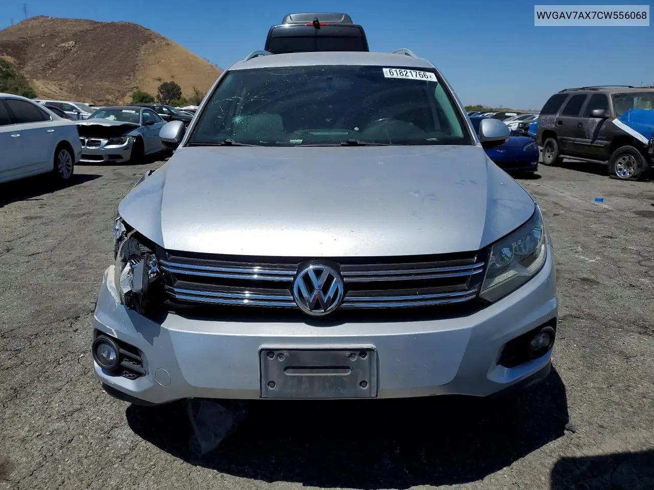 2012 Volkswagen Tiguan S VIN: WVGAV7AX7CW556068 Lot: 61821766