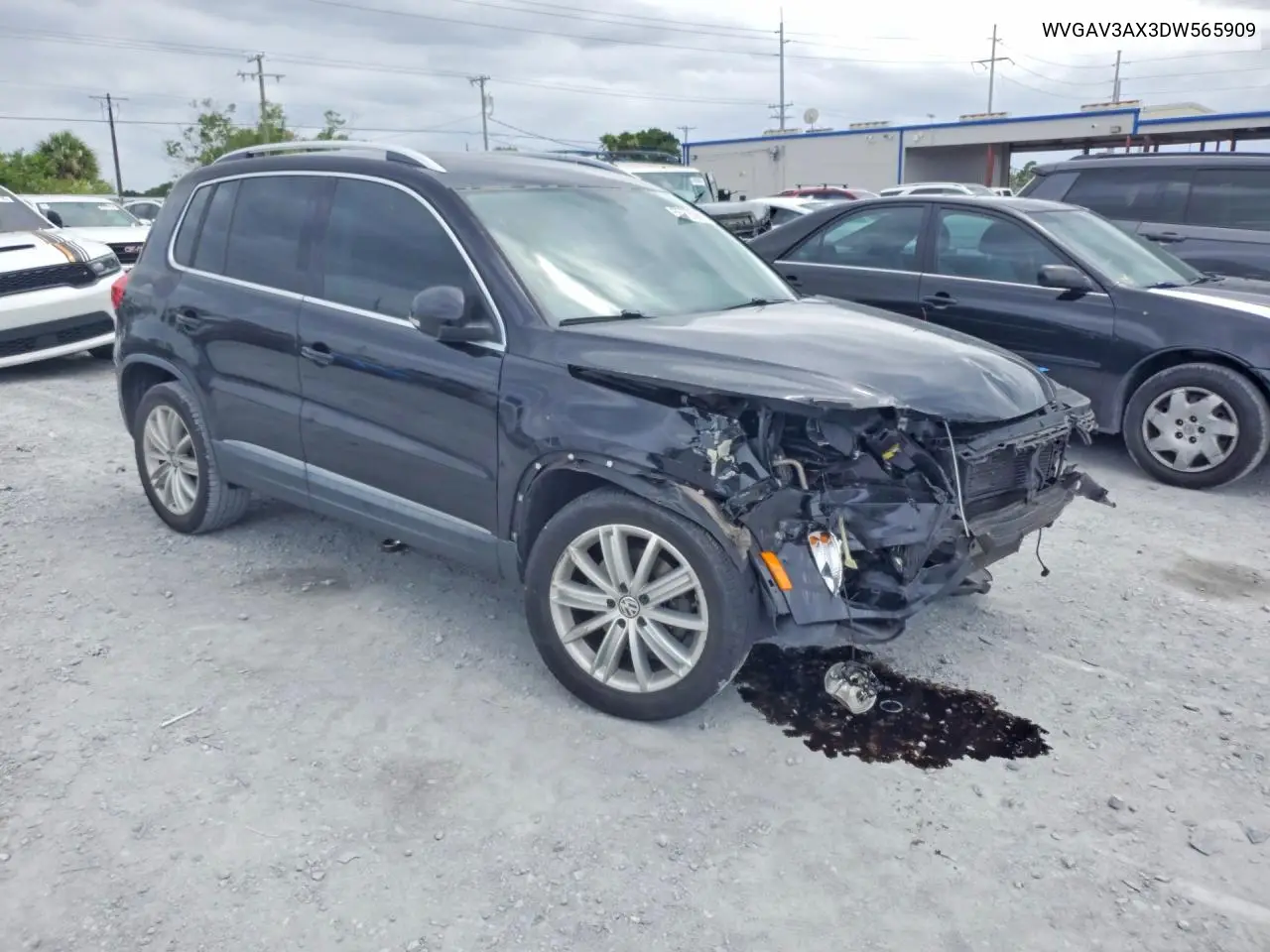 2013 Volkswagen Tiguan S VIN: WVGAV3AX3DW565909 Lot: 55778396
