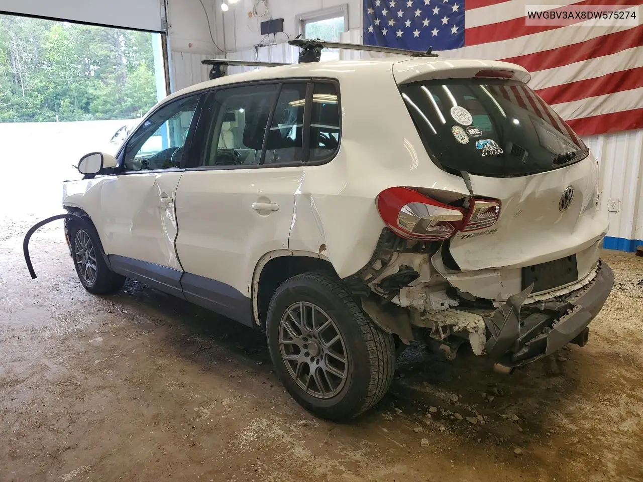 2013 Volkswagen Tiguan S VIN: WVGBV3AX8DW575274 Lot: 59675416