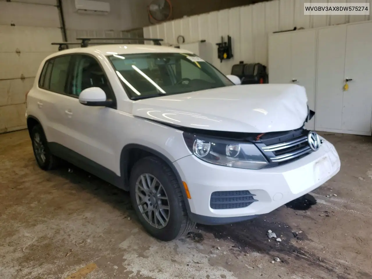 2013 Volkswagen Tiguan S VIN: WVGBV3AX8DW575274 Lot: 59675416