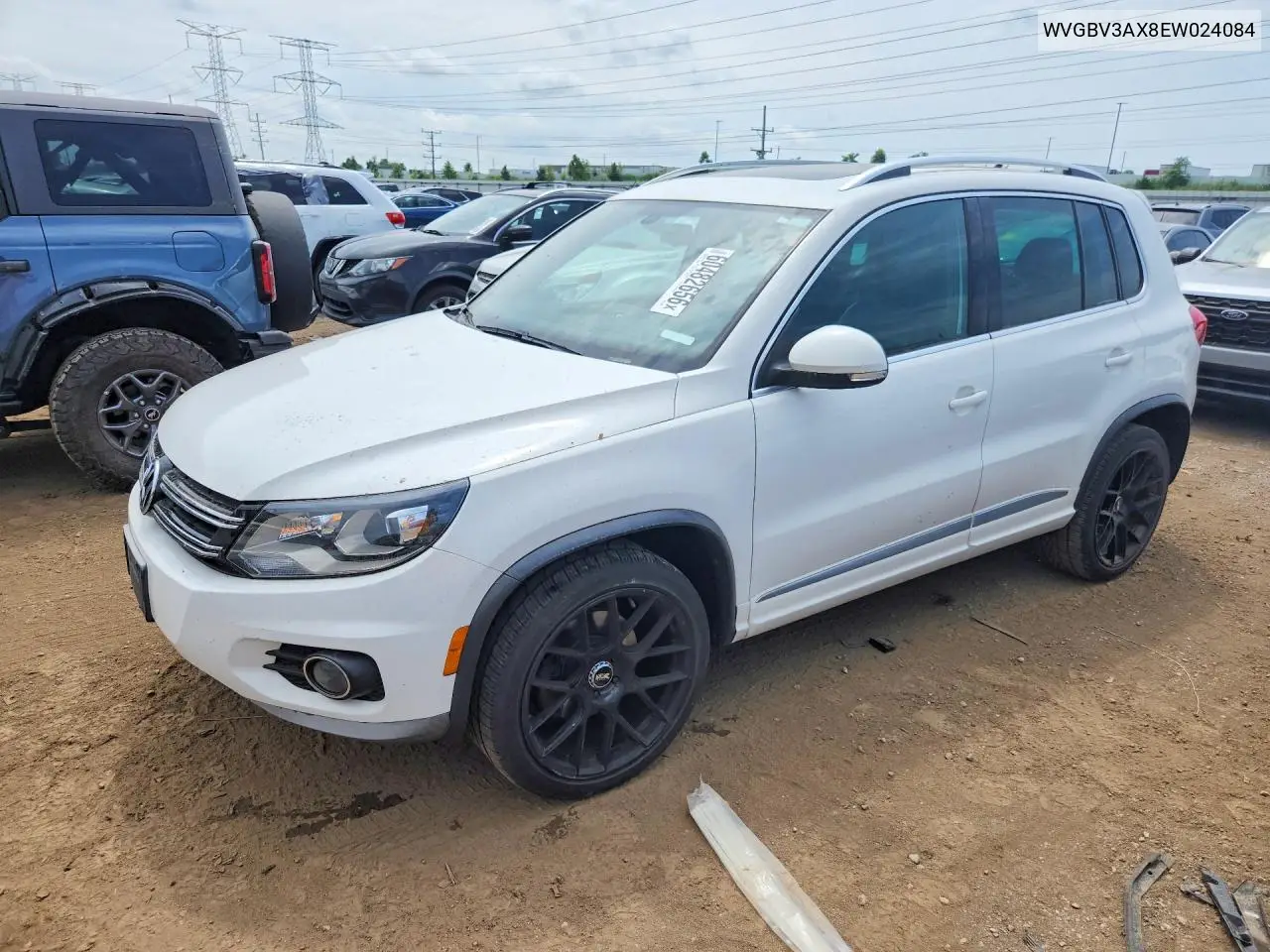 2014 Volkswagen Tiguan S/Se/Sel/R-Line VIN: WVGBV3AX8EW024084 Lot: 60482656