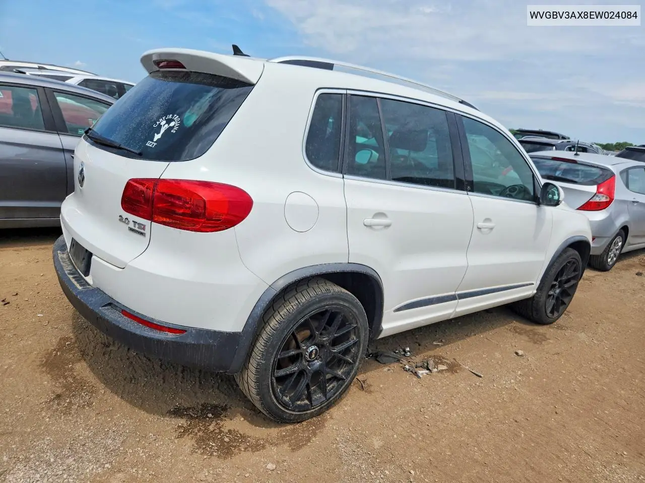 2014 Volkswagen Tiguan S/Se/Sel/R-Line VIN: WVGBV3AX8EW024084 Lot: 60482656