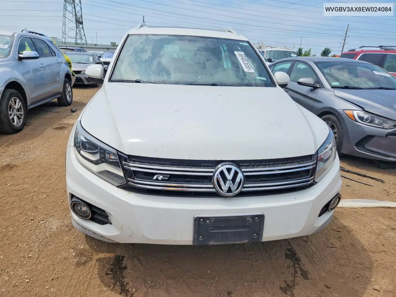 2014 Volkswagen Tiguan S/Se/Sel/R-Line VIN: WVGBV3AX8EW024084 Lot: 60482656