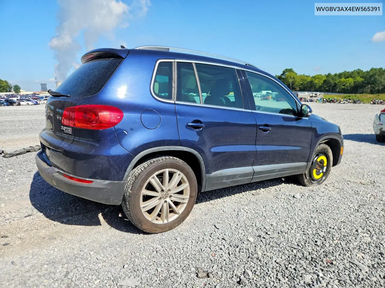 2014 Volkswagen Tiguan S VIN: WVGBV3AX4EW565391 Lot: 60854416