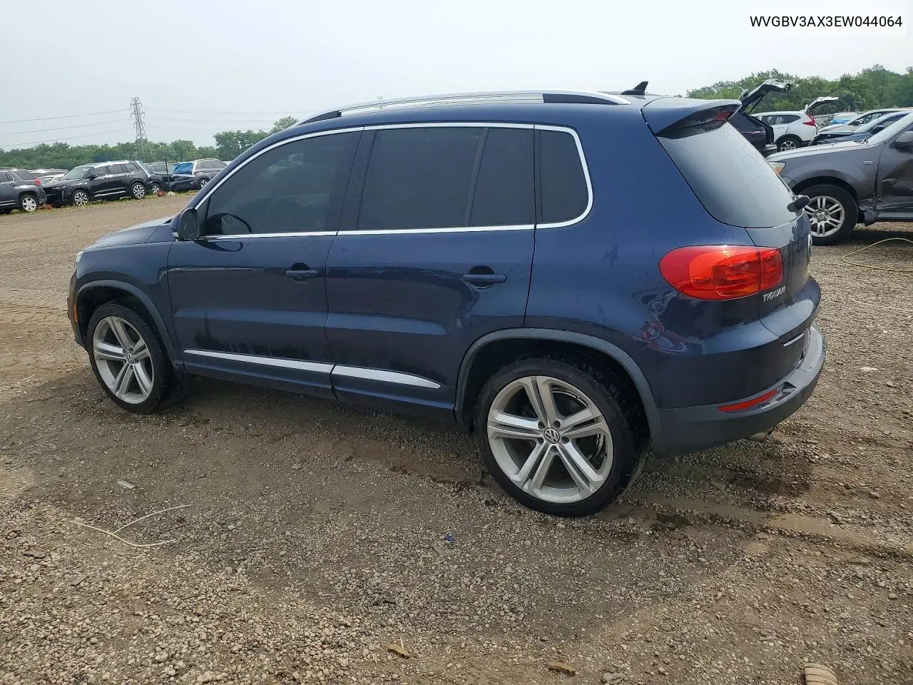 2014 Volkswagen Tiguan S VIN: WVGBV3AX3EW044064 Lot: 61336206