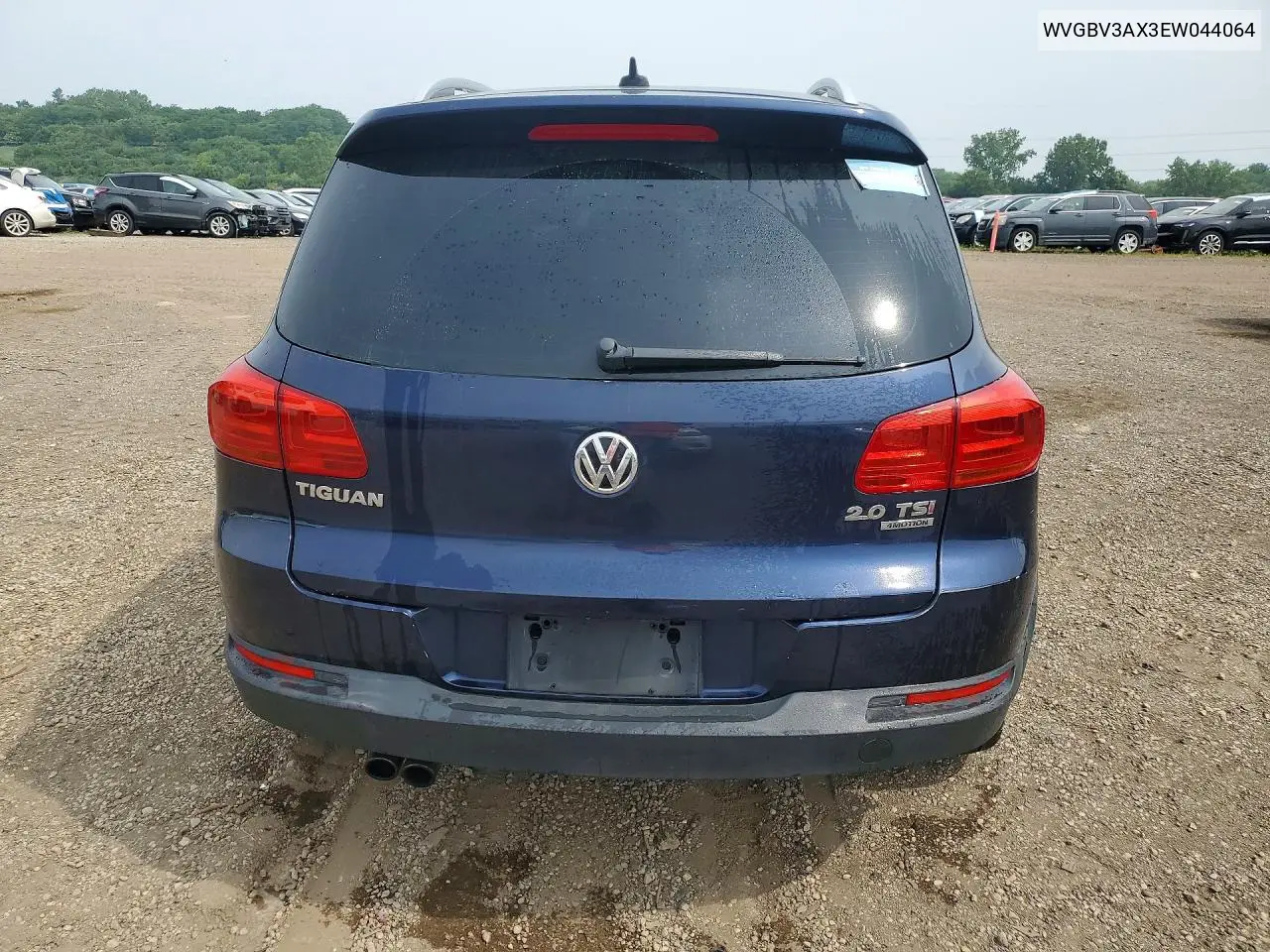 2014 Volkswagen Tiguan S VIN: WVGBV3AX3EW044064 Lot: 61336206