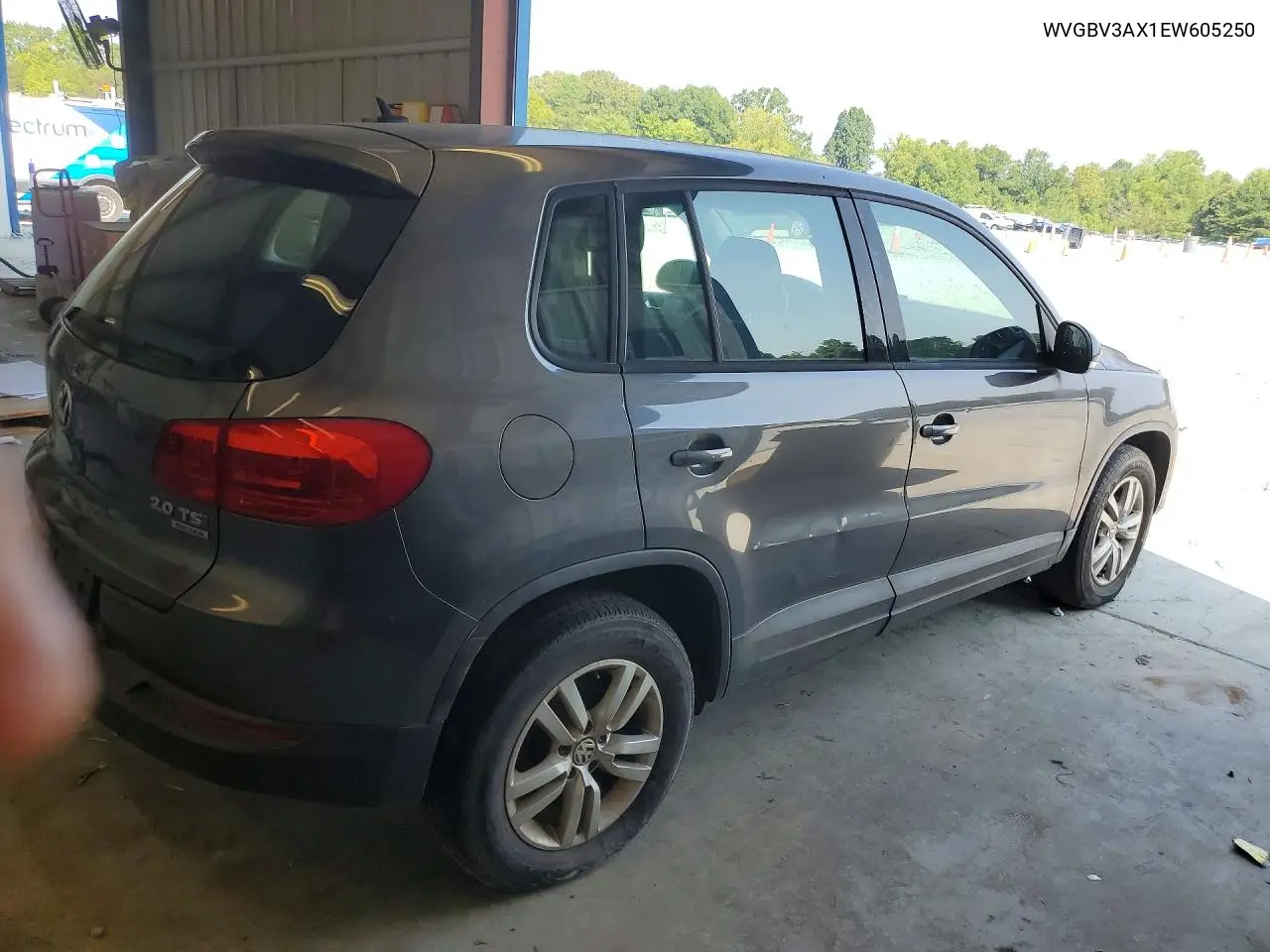 2014 Volkswagen Tiguan S VIN: WVGBV3AX1EW605250 Lot: 61809526