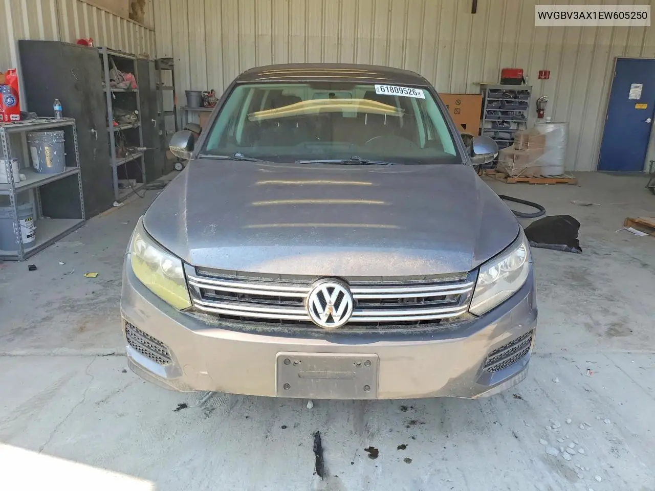2014 Volkswagen Tiguan S VIN: WVGBV3AX1EW605250 Lot: 61809526