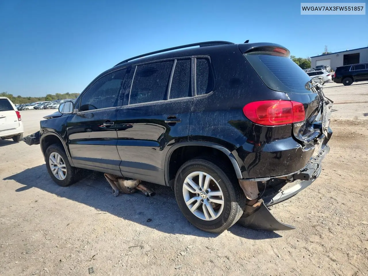 WVGAV7AX3FW551857 2015 Volkswagen Tiguan S