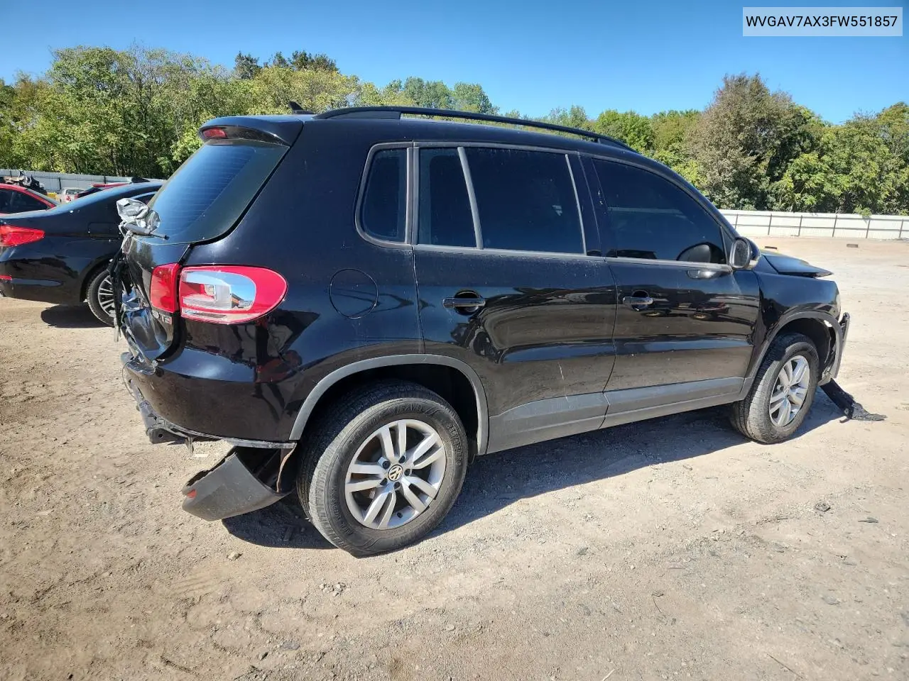 WVGAV7AX3FW551857 2015 Volkswagen Tiguan S