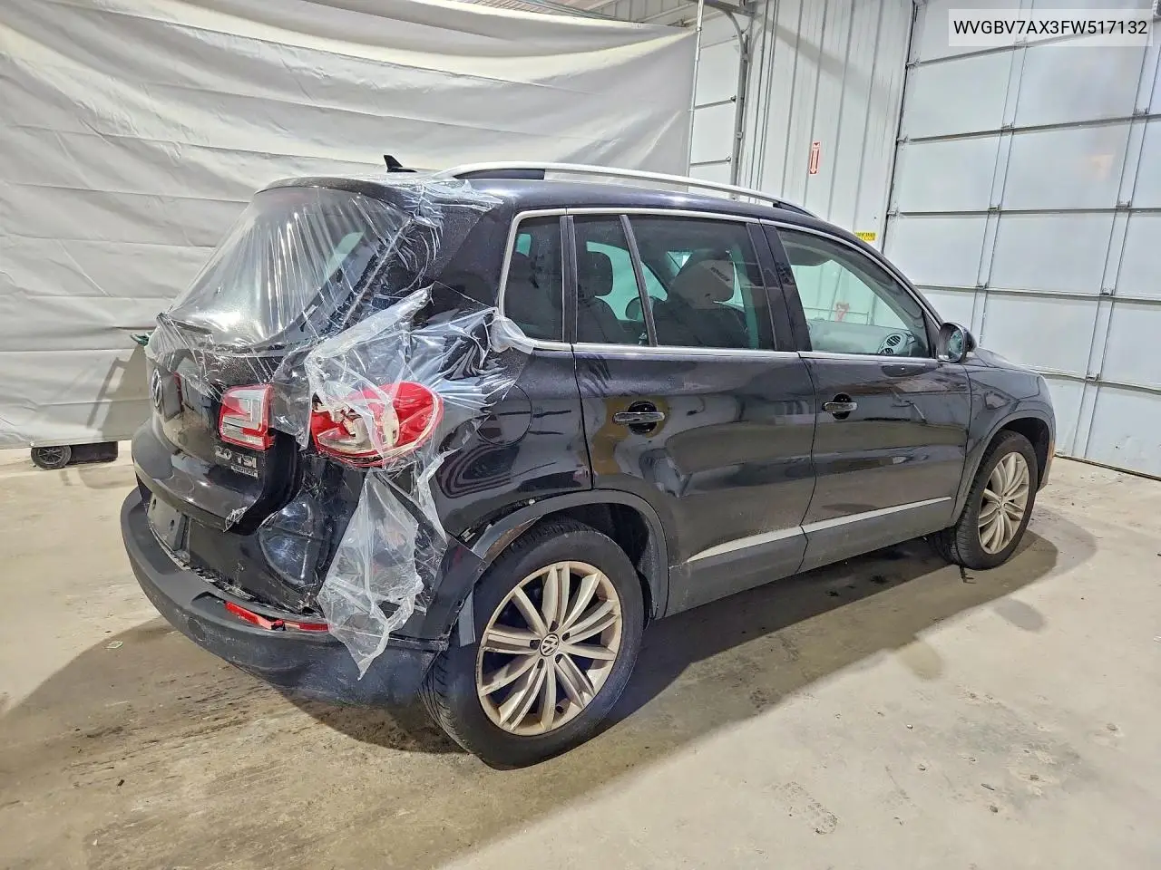 2015 Volkswagen Tiguan S VIN: WVGBV7AX3FW517132 Lot: 61549346