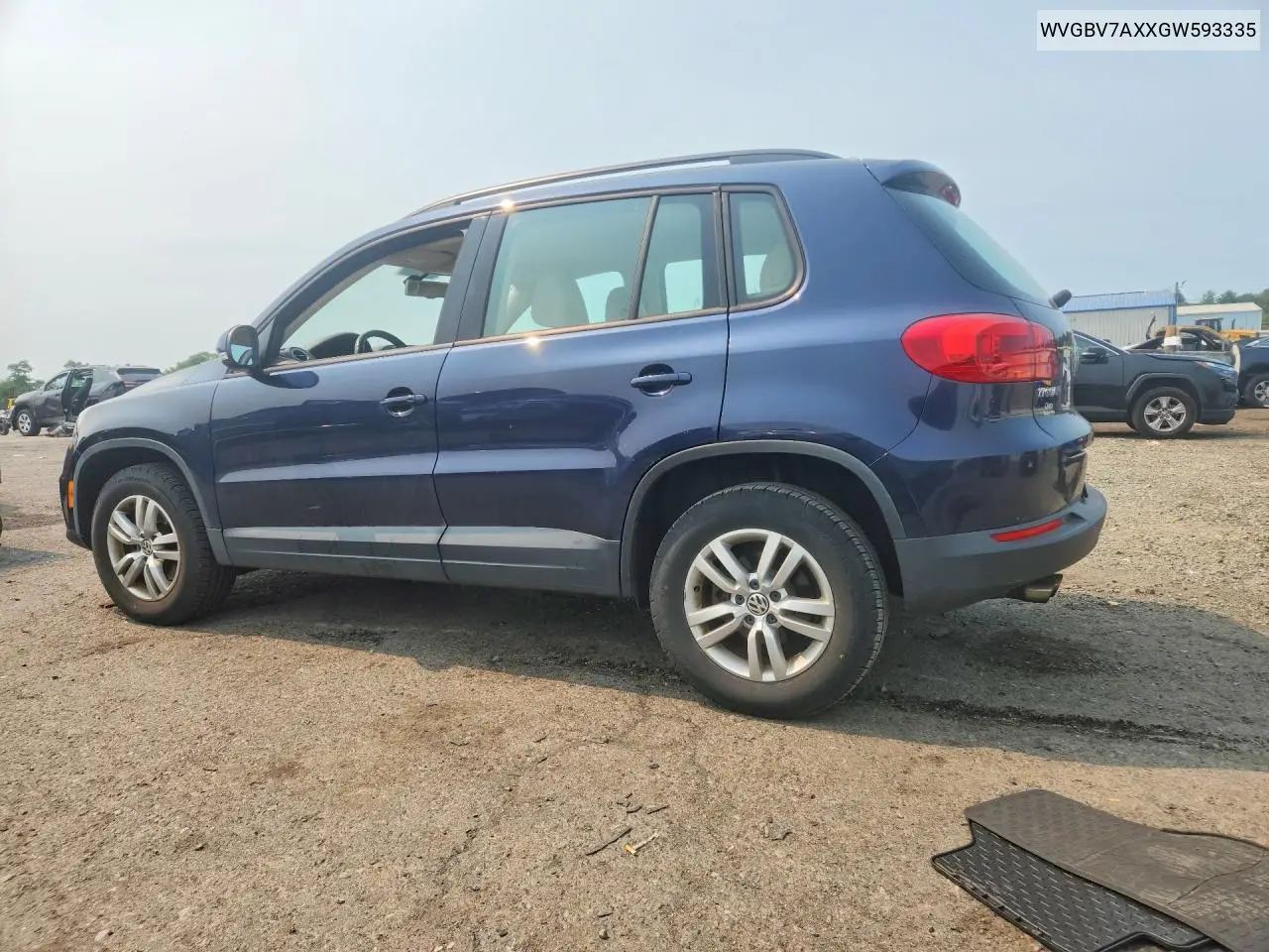 2016 Volkswagen Tiguan S VIN: WVGBV7AXXGW593335 Lot: 61223856