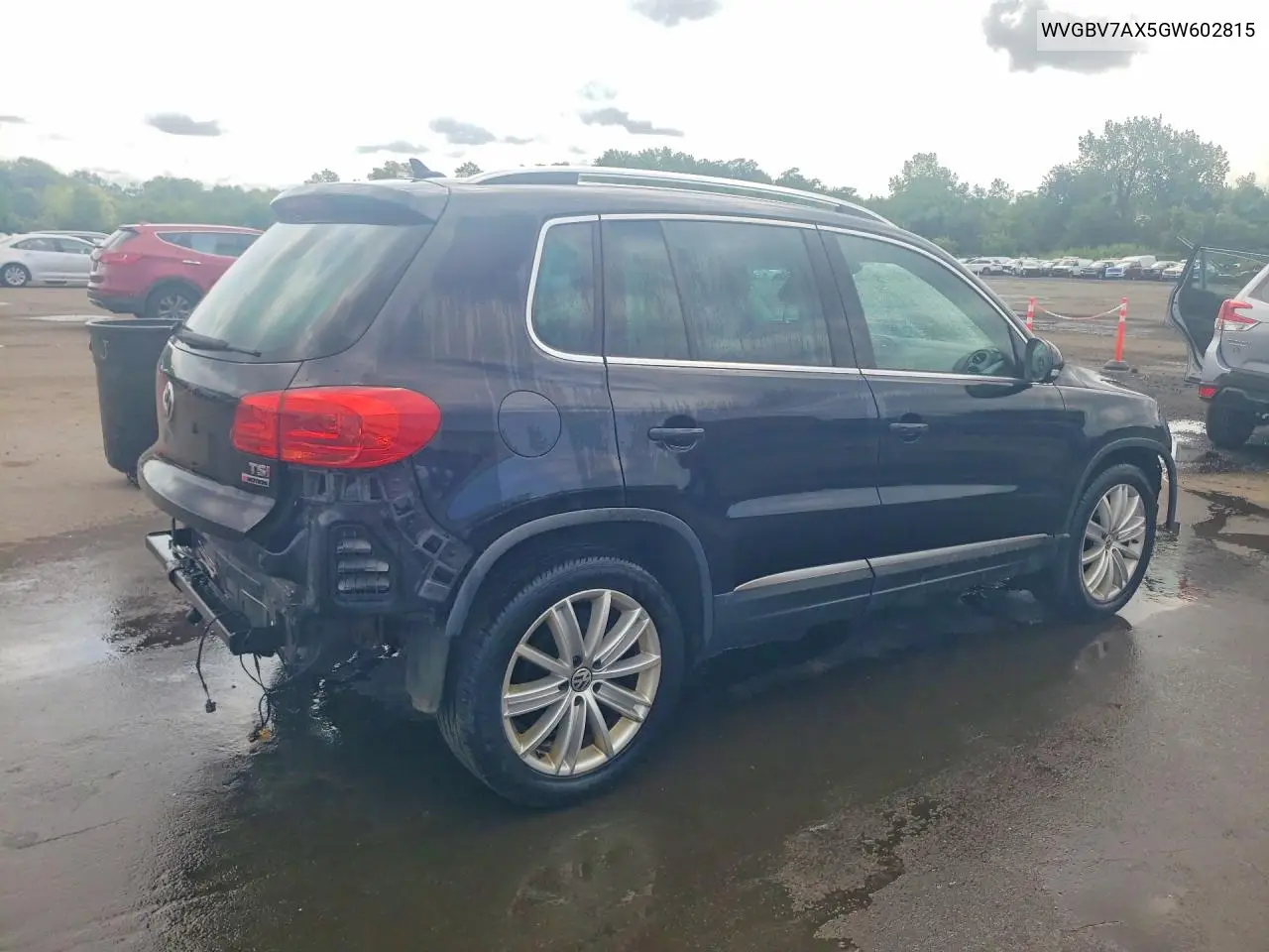 2016 Volkswagen Tiguan S VIN: WVGBV7AX5GW602815 Lot: 61500656