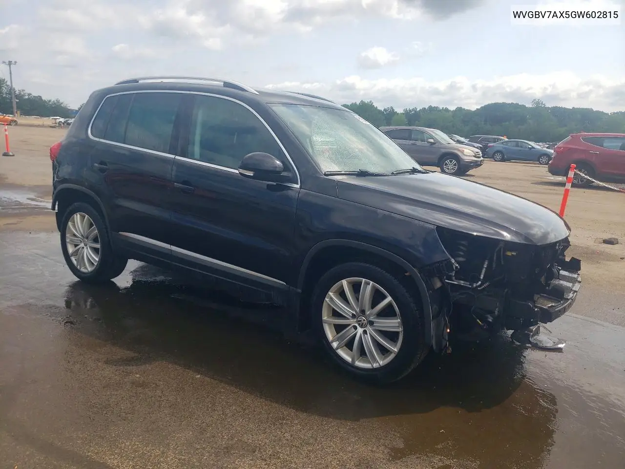 2016 Volkswagen Tiguan S VIN: WVGBV7AX5GW602815 Lot: 61500656