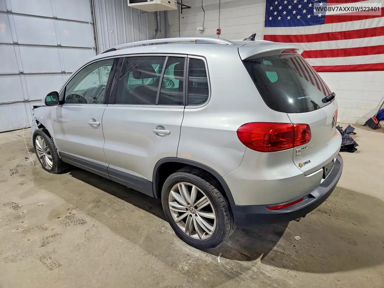 2016 Volkswagen Tiguan S VIN: WVGBV7AXXGW523401 Lot: 85966025