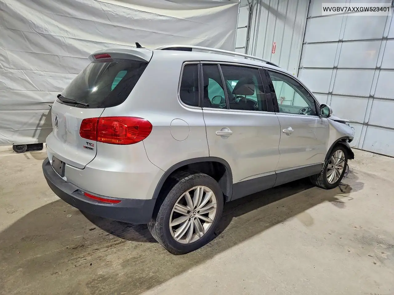2016 Volkswagen Tiguan S VIN: WVGBV7AXXGW523401 Lot: 85966025