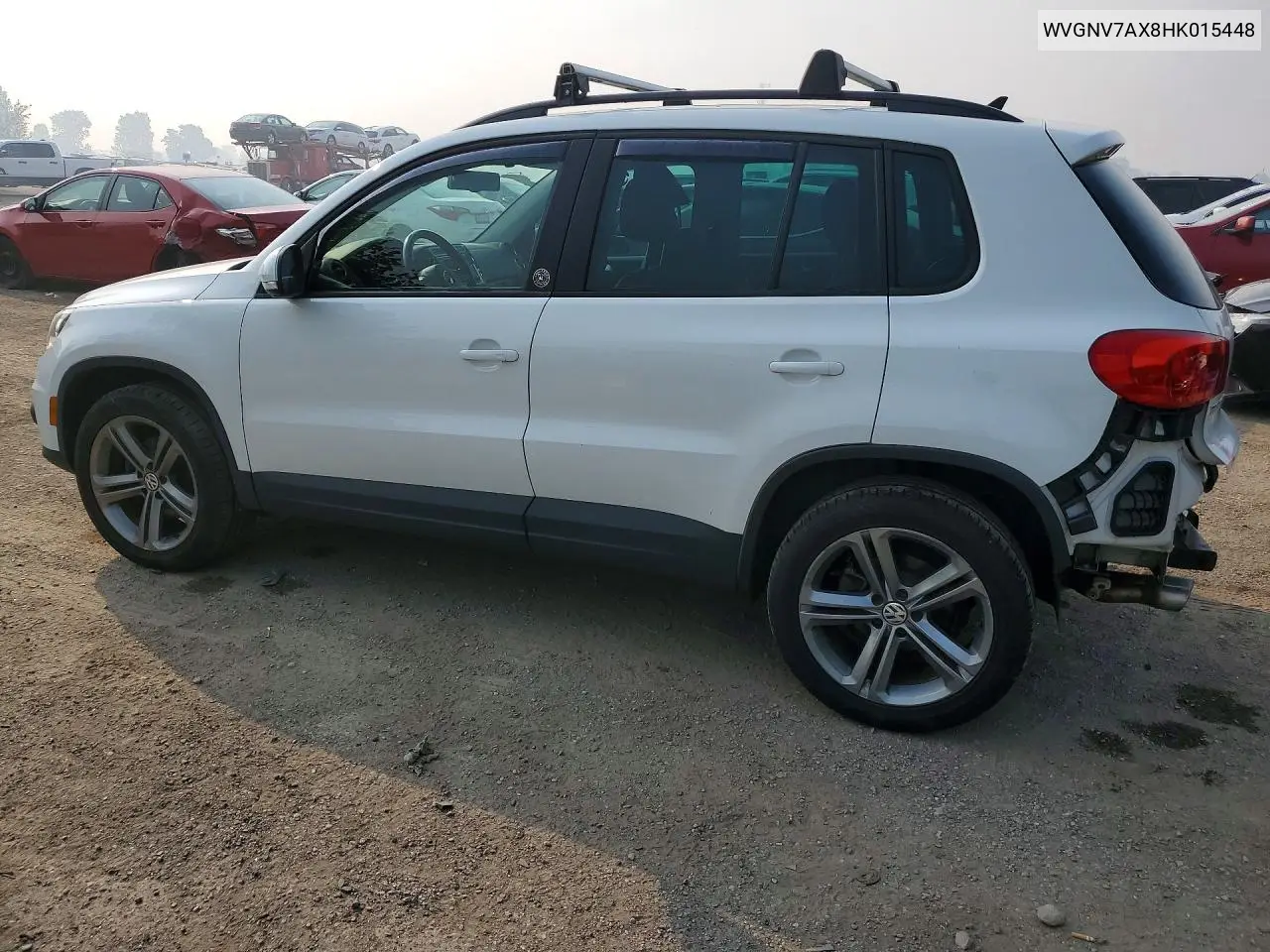 2017 Volkswagen Tiguan Wolfsburg VIN: WVGNV7AX8HK015448 Lot: 60124216