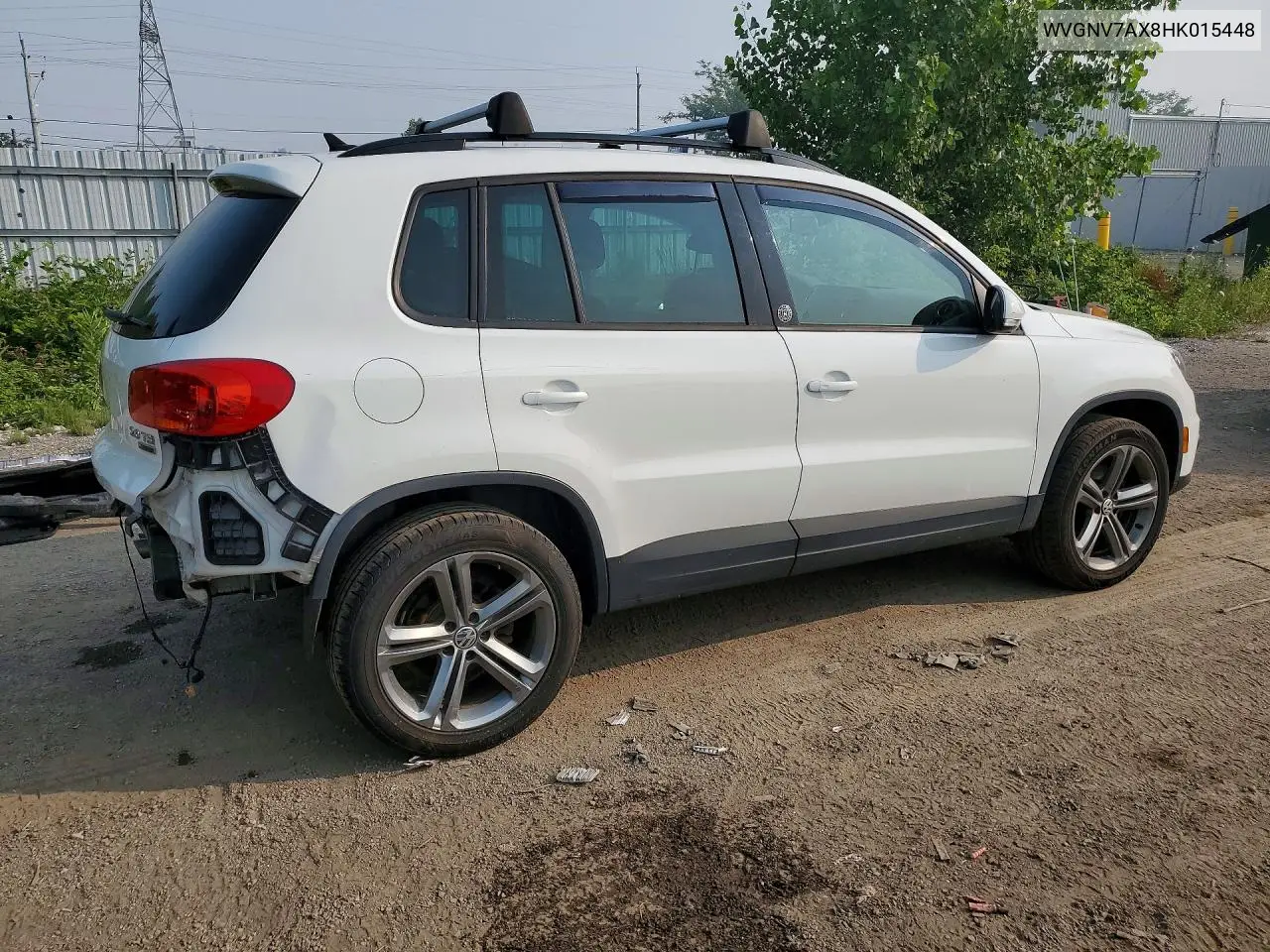 2017 Volkswagen Tiguan Wolfsburg VIN: WVGNV7AX8HK015448 Lot: 60124216