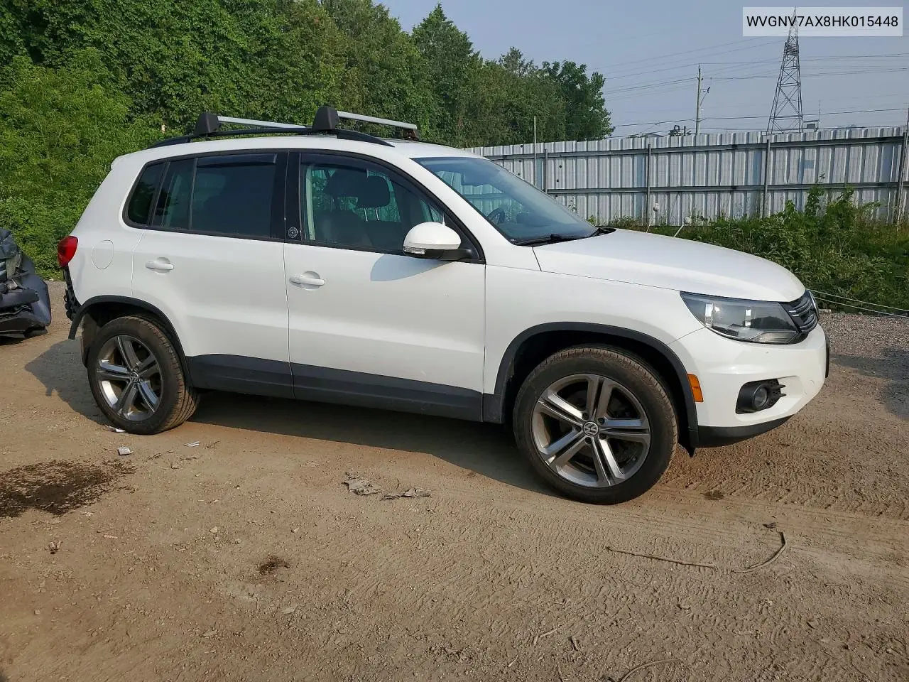 2017 Volkswagen Tiguan Wolfsburg VIN: WVGNV7AX8HK015448 Lot: 60124216