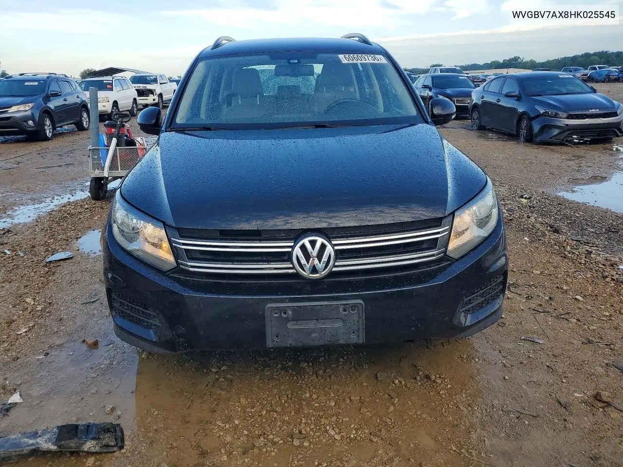 2017 Volkswagen Tiguan S VIN: WVGBV7AX8HK025545 Lot: 60609736