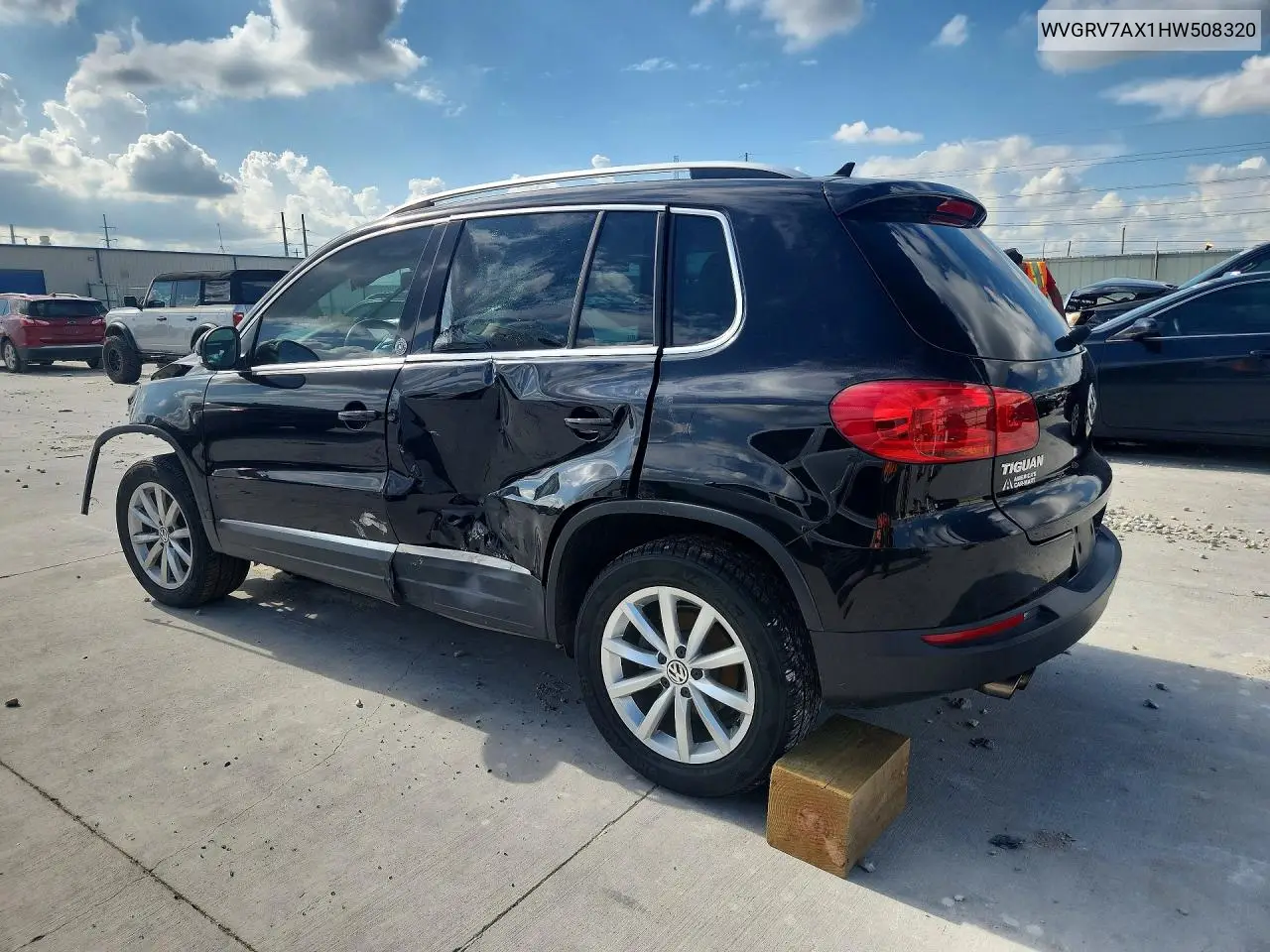 2017 Volkswagen Tiguan Wolfsburg VIN: WVGRV7AX1HW508320 Lot: 60825776