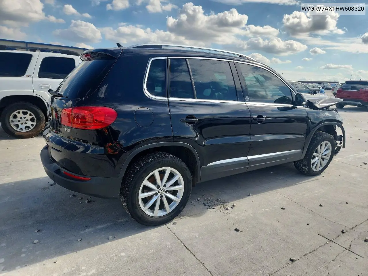 2017 Volkswagen Tiguan Wolfsburg VIN: WVGRV7AX1HW508320 Lot: 60825776