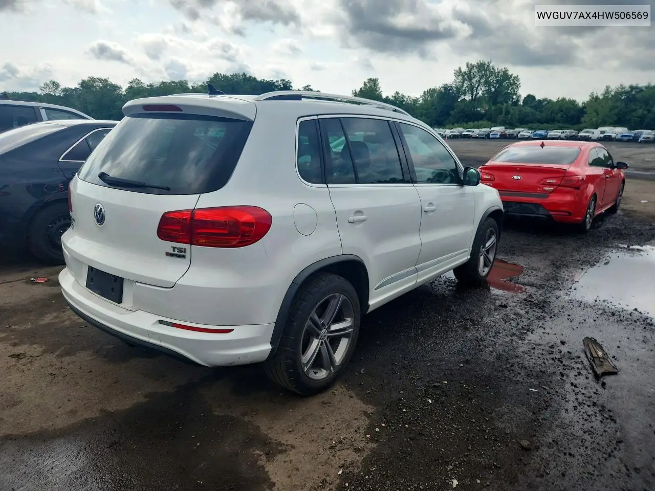 2017 Volkswagen Tiguan Sport VIN: WVGUV7AX4HW506569 Lot: 61894756