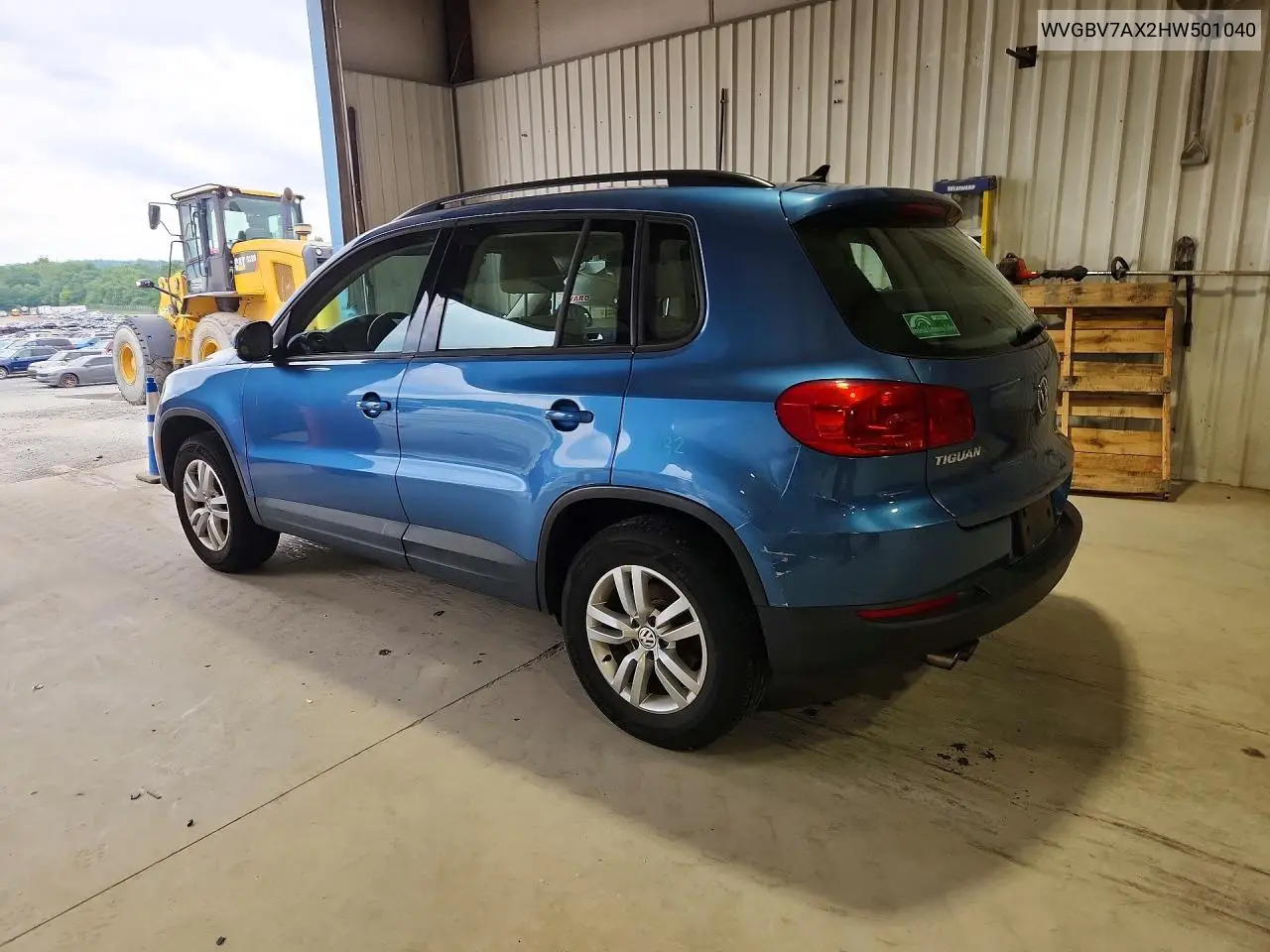 2017 Volkswagen Tiguan S VIN: WVGBV7AX2HW501040 Lot: 61973376