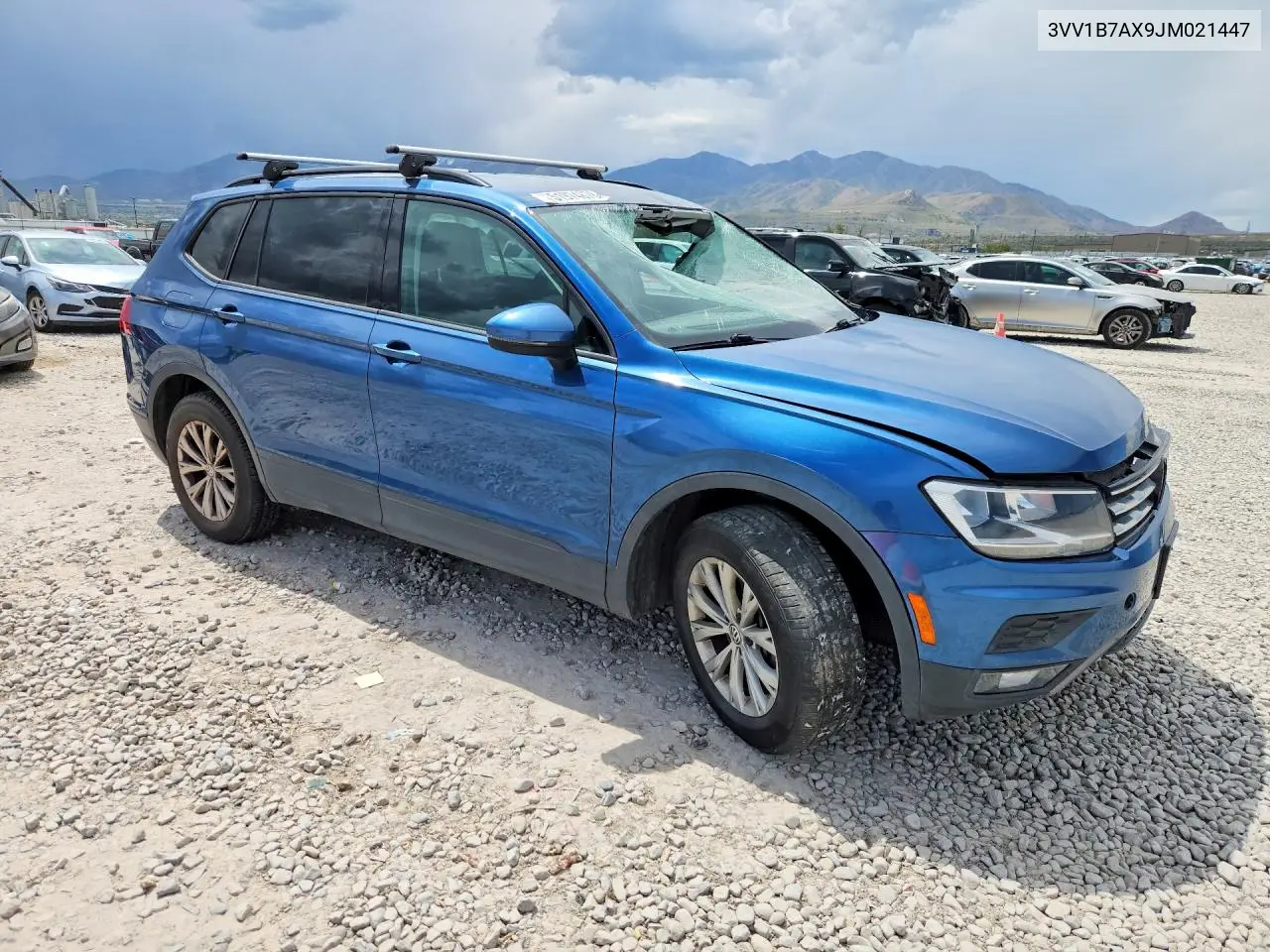 2018 Volkswagen Tiguan S VIN: 3VV1B7AX9JM021447 Lot: 51974876