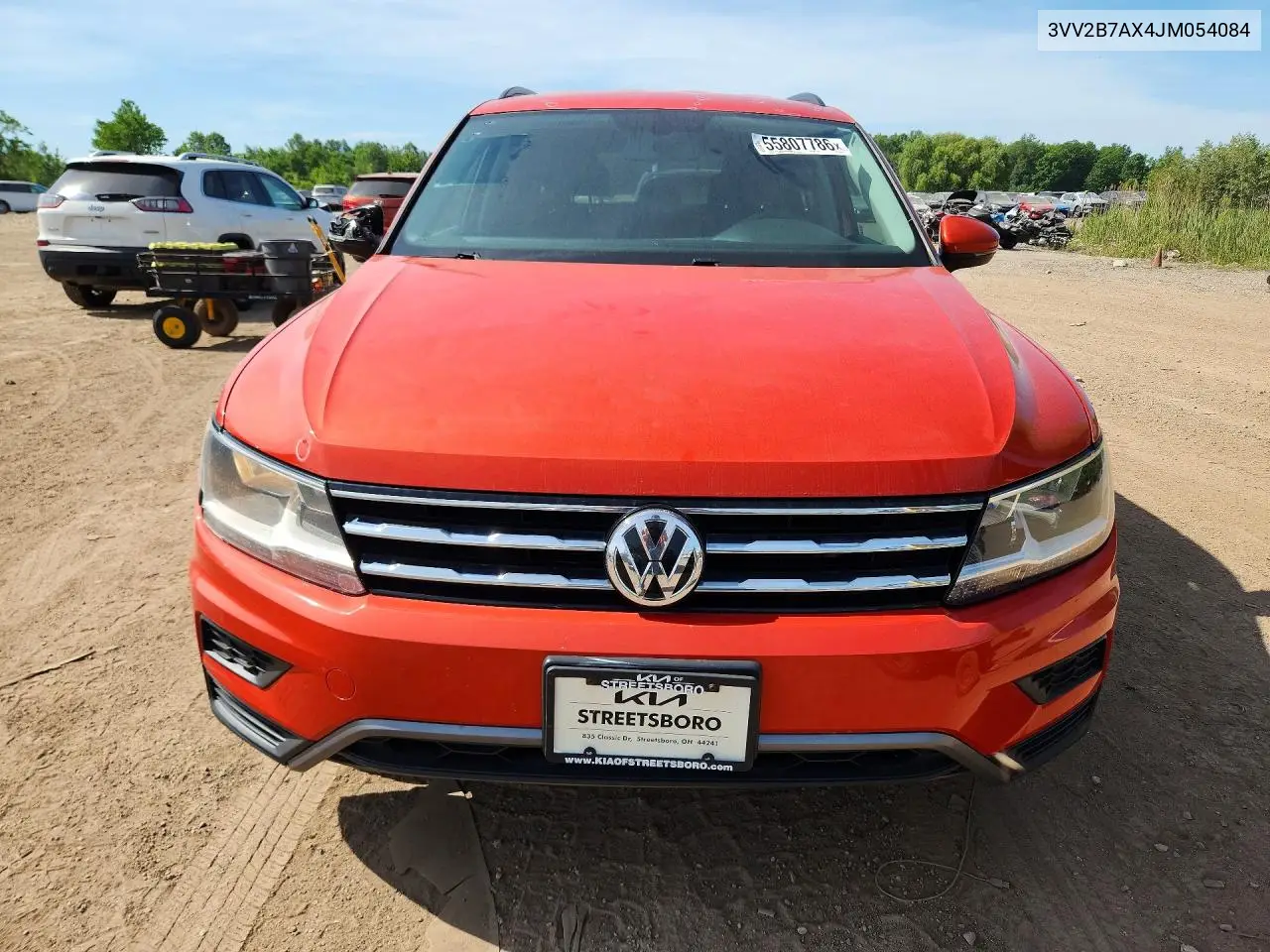 2018 Volkswagen Tiguan Se VIN: 3VV2B7AX4JM054084 Lot: 55807786