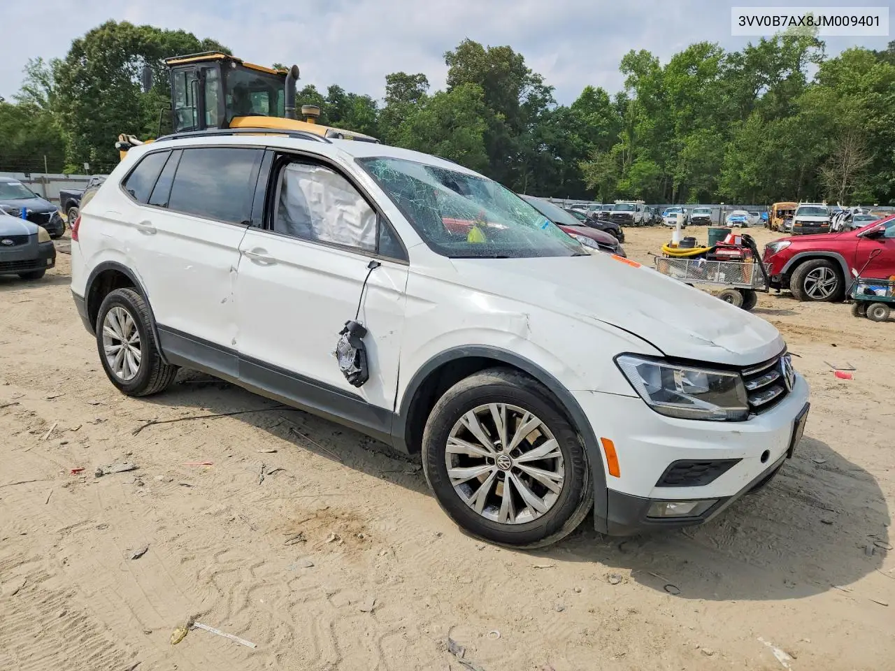 2018 Volkswagen Tiguan S VIN: 3VV0B7AX8JM009401 Lot: 56887846