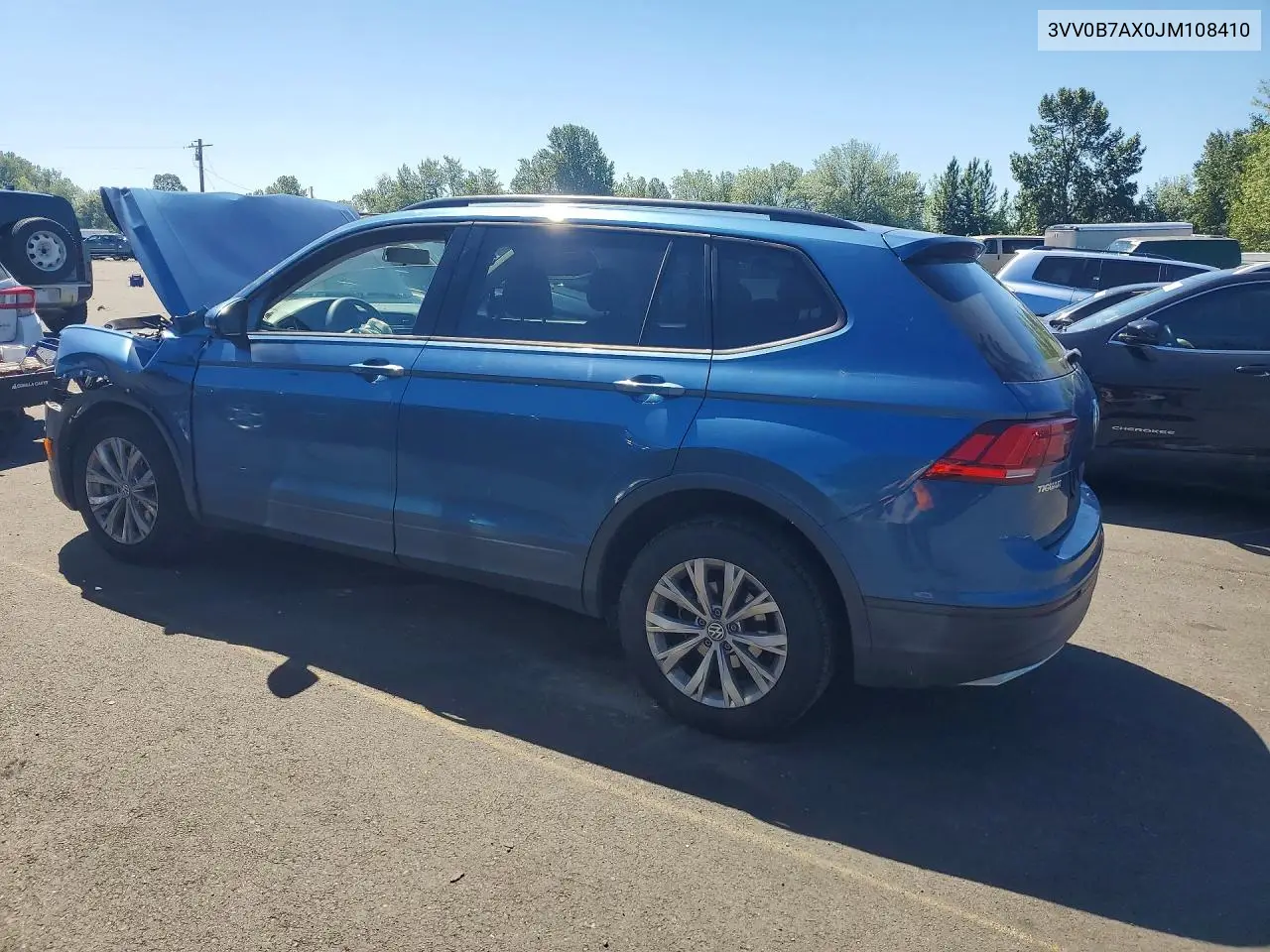 2018 Volkswagen Tiguan S VIN: 3VV0B7AX0JM108410 Lot: 57063506