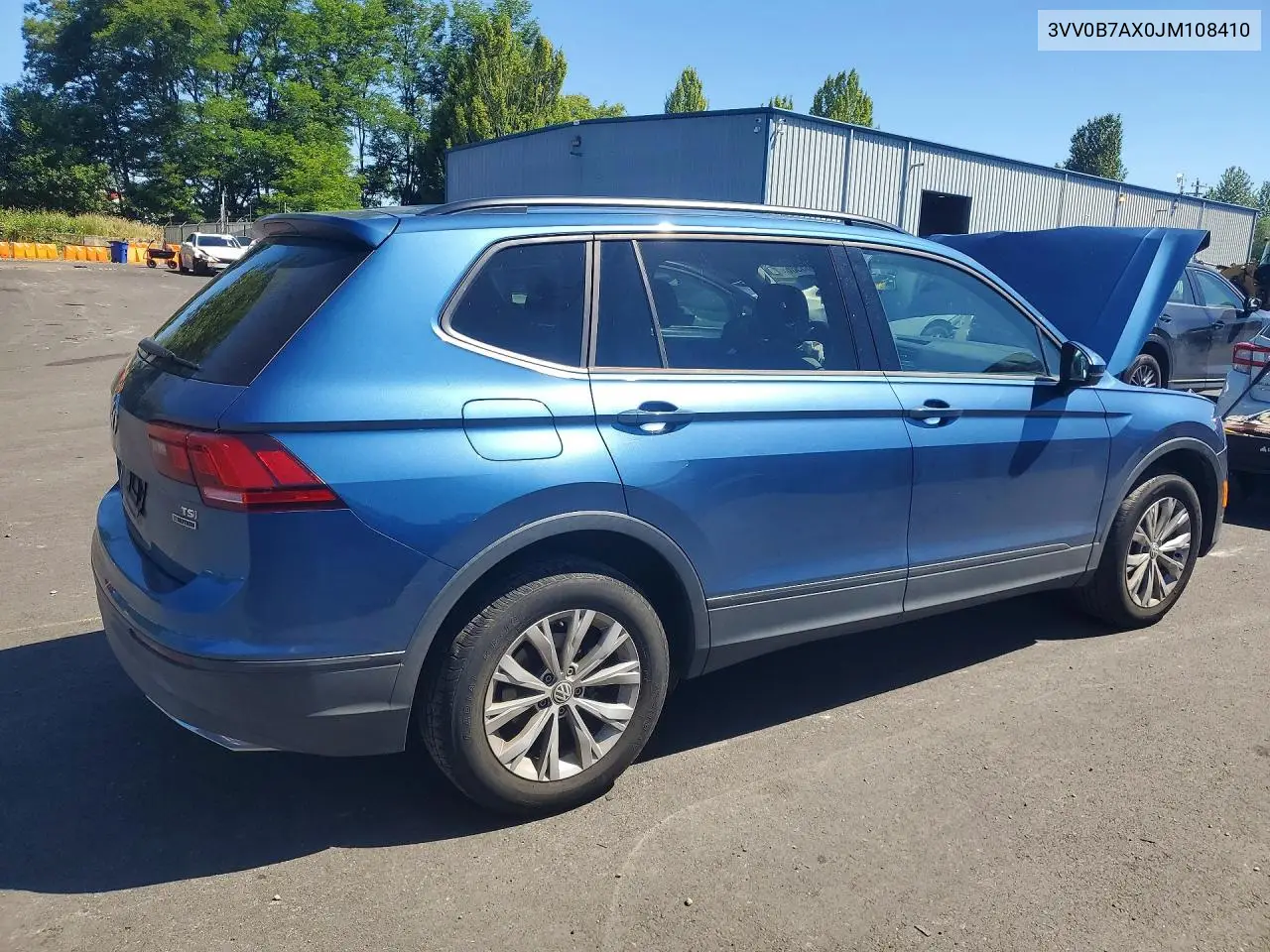 2018 Volkswagen Tiguan S VIN: 3VV0B7AX0JM108410 Lot: 57063506