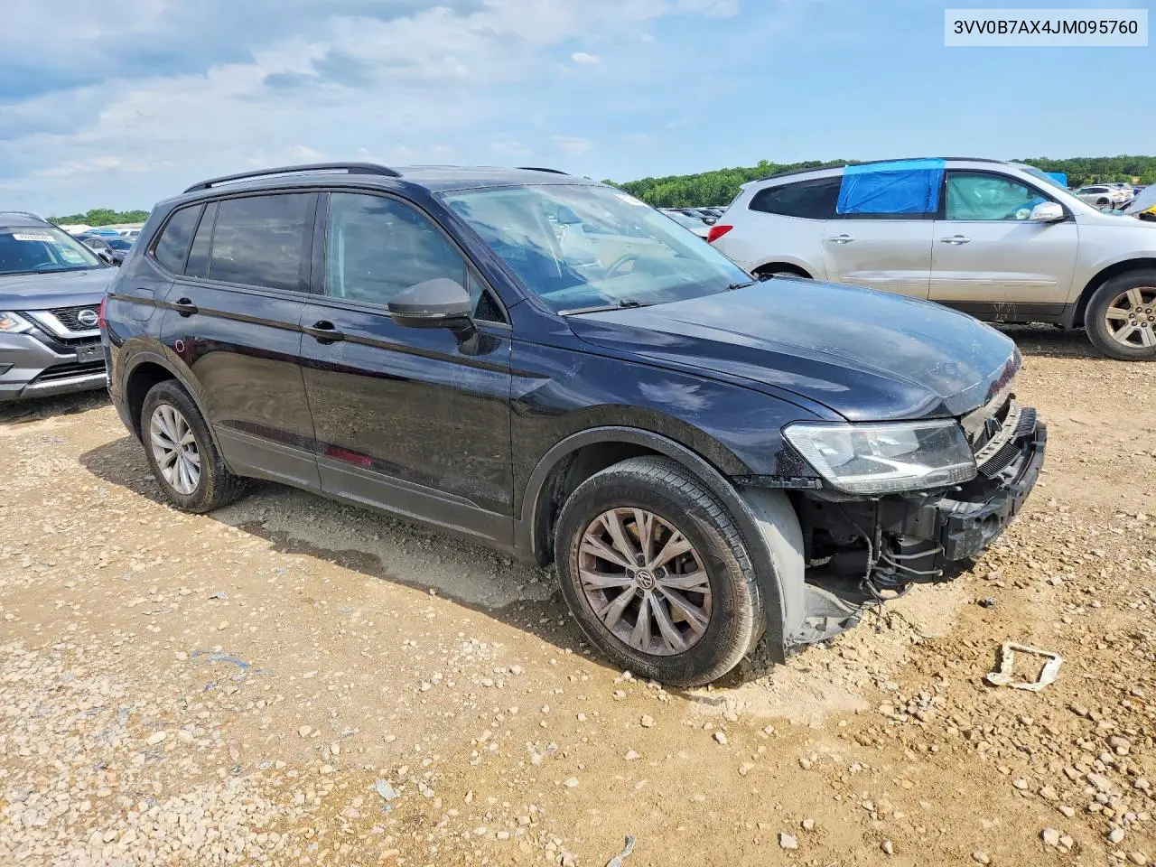 2018 Volkswagen Tiguan S VIN: 3VV0B7AX4JM095760 Lot: 57384076