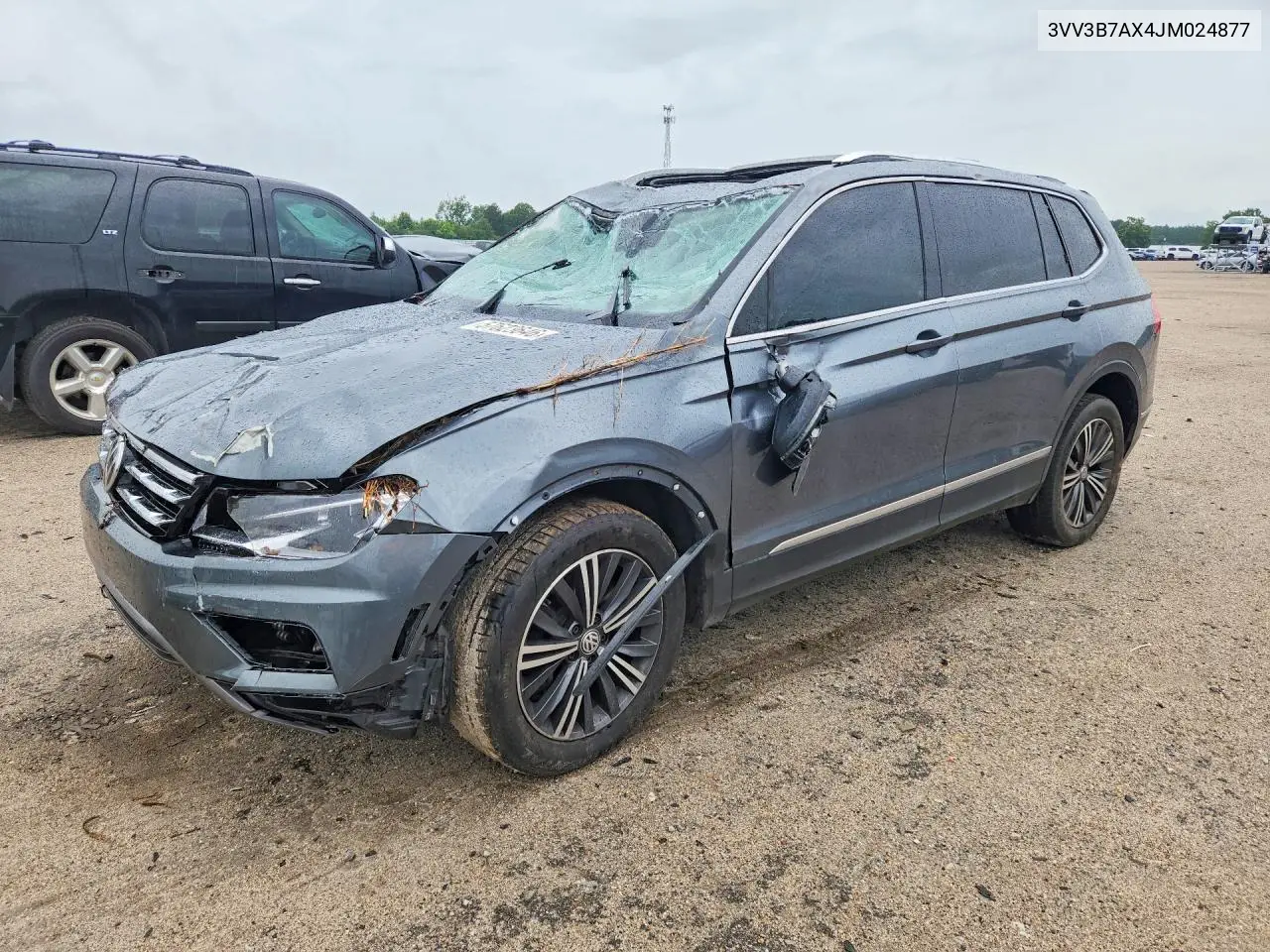 2018 Volkswagen Tiguan Se VIN: 3VV3B7AX4JM024877 Lot: 57623646