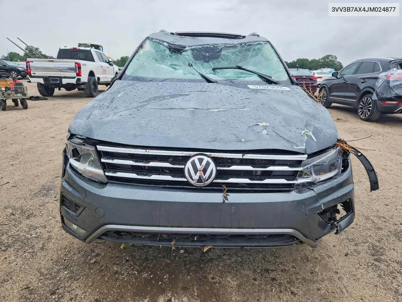 2018 Volkswagen Tiguan Se VIN: 3VV3B7AX4JM024877 Lot: 57623646