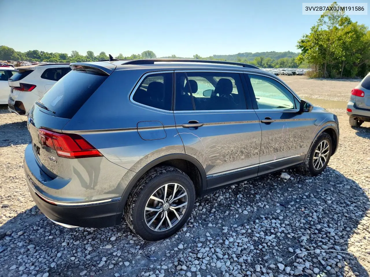 2018 Volkswagen Tiguan Se VIN: 3VV2B7AX0JM191586 Lot: 57766746