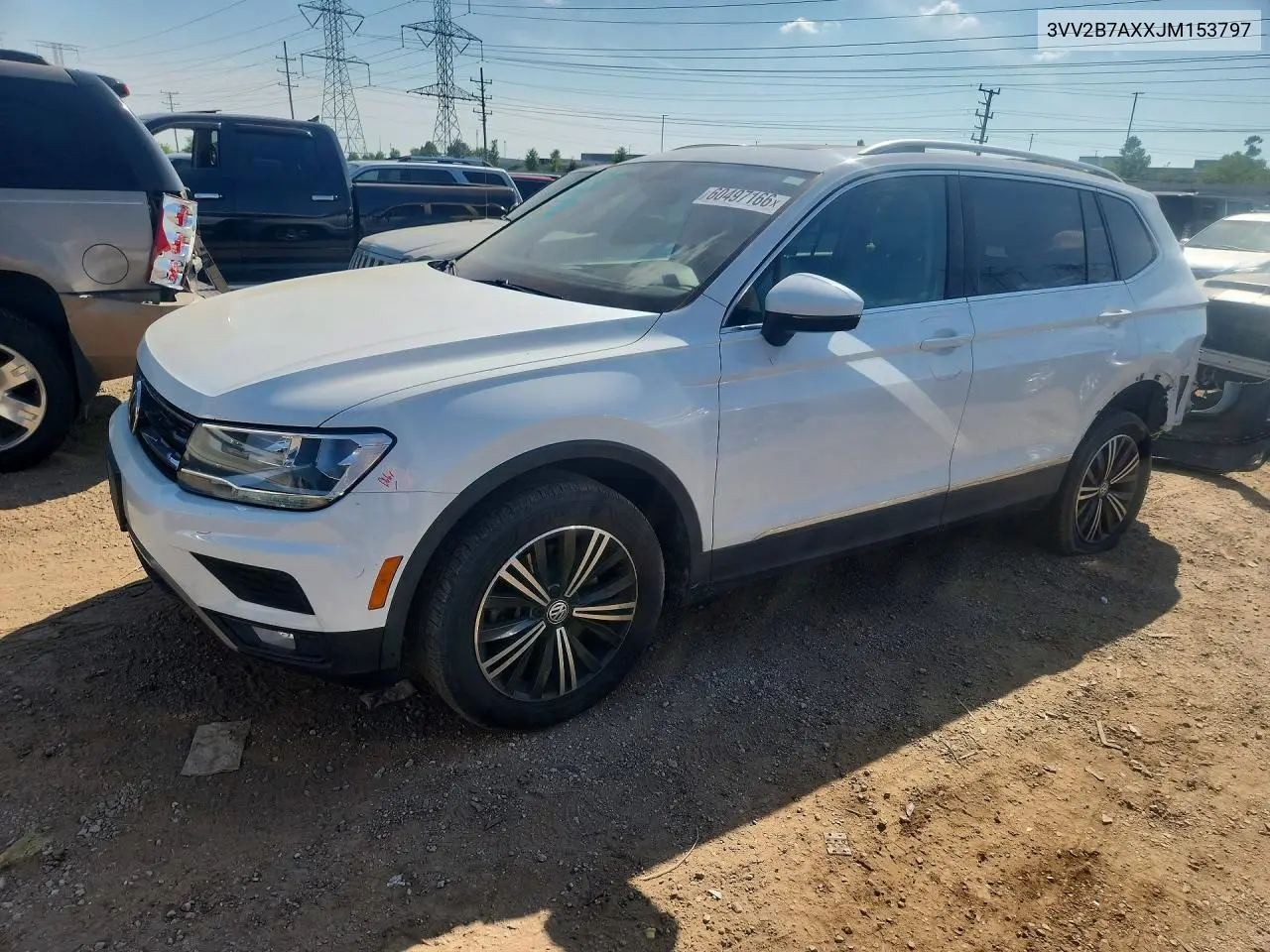 2018 Volkswagen Tiguan Se/Sel VIN: 3VV2B7AXXJM153797 Lot: 60497166