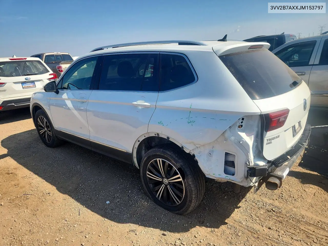 2018 Volkswagen Tiguan Se/Sel VIN: 3VV2B7AXXJM153797 Lot: 60497166